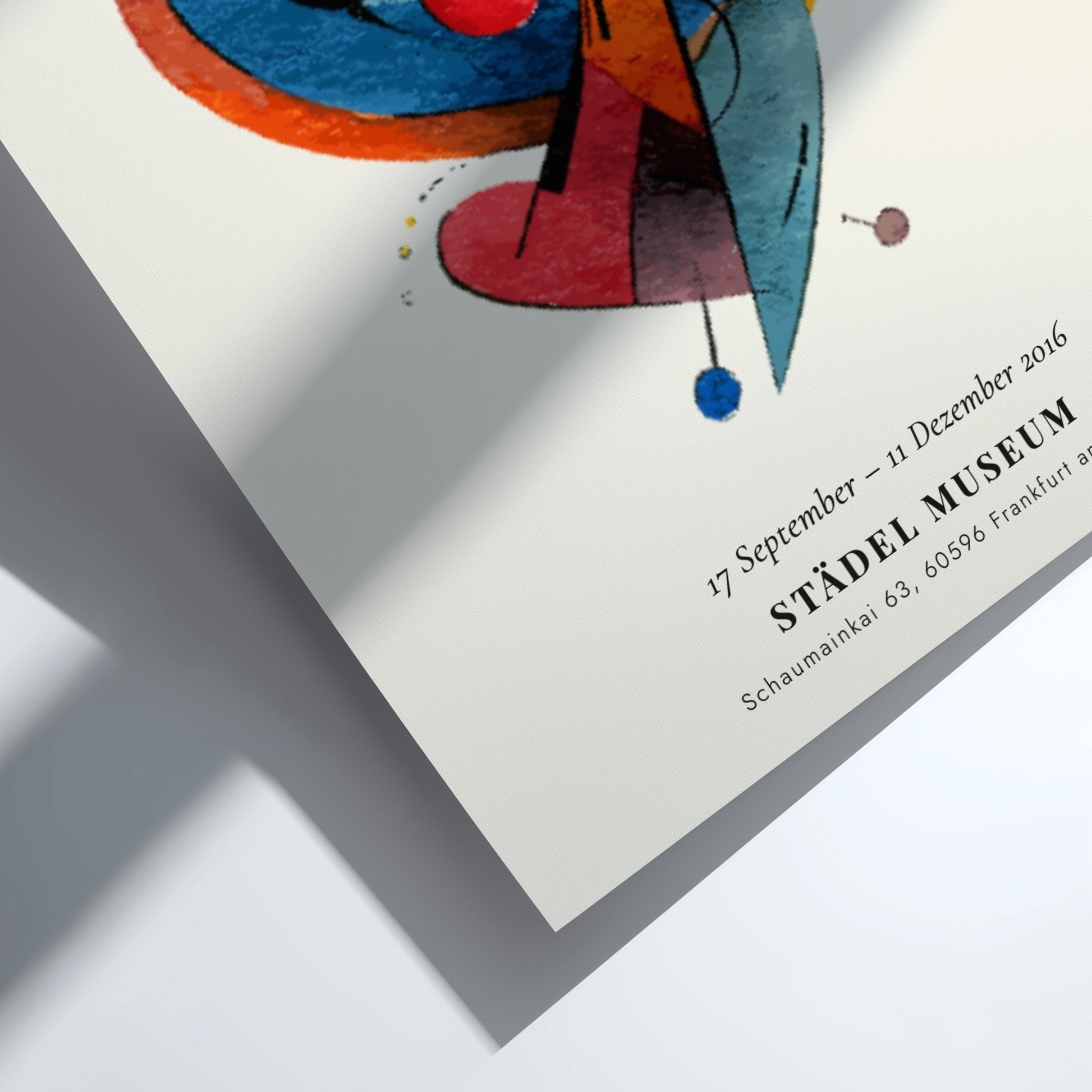 Grün Linie Form poster featuring vibrant abstract shapes and colors, ideal for modern wall decor.