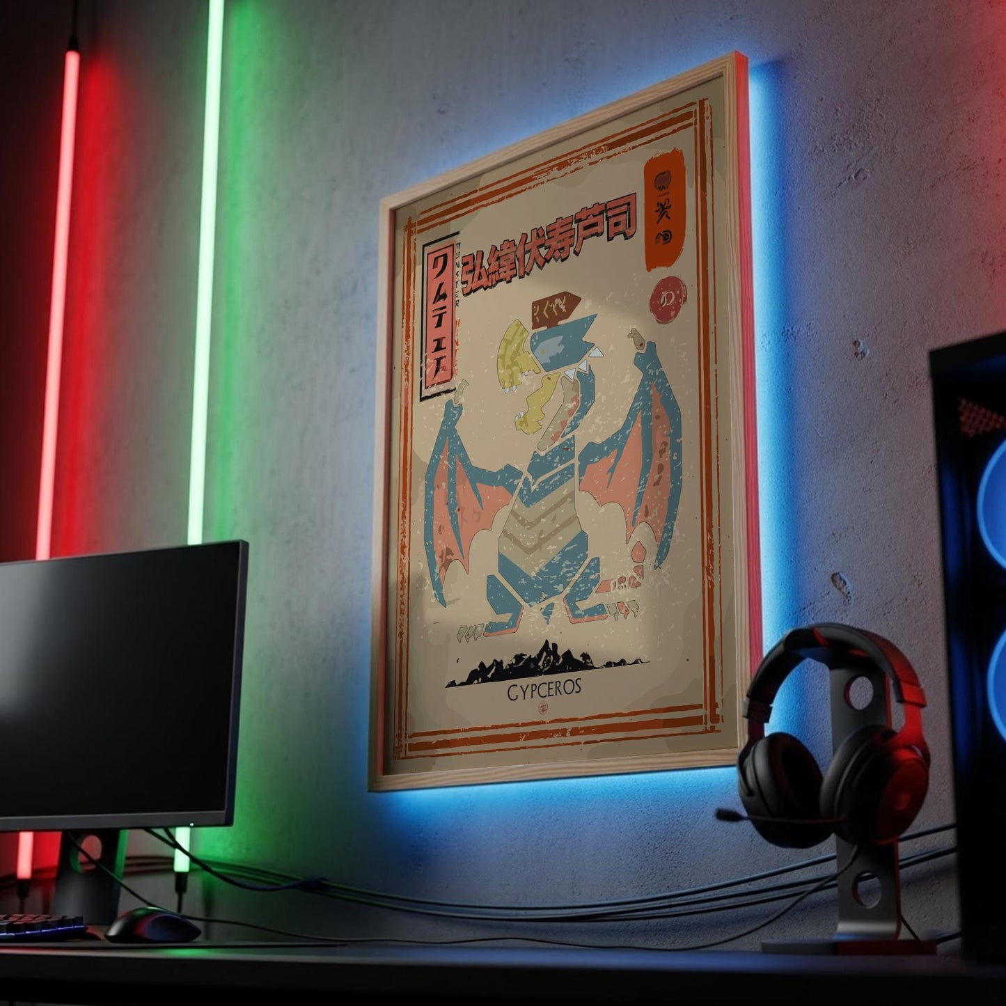 Gypceros Poster - Monster Hunter Wall Art Print