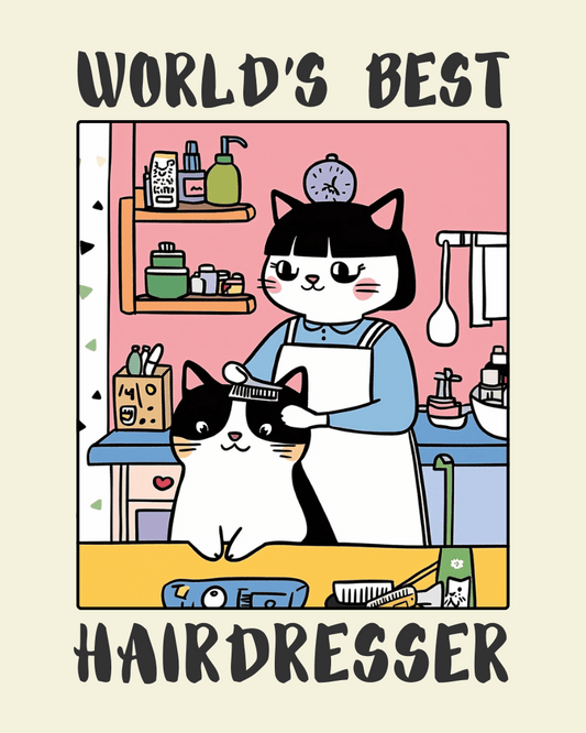 World's Best Hairdresser Poster - Funny Gifts idea for Hair Stylists