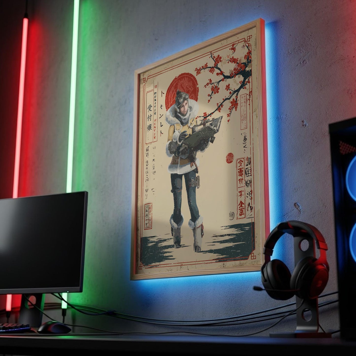 The Handler Poster - Monster Hunter World Wall Art Print