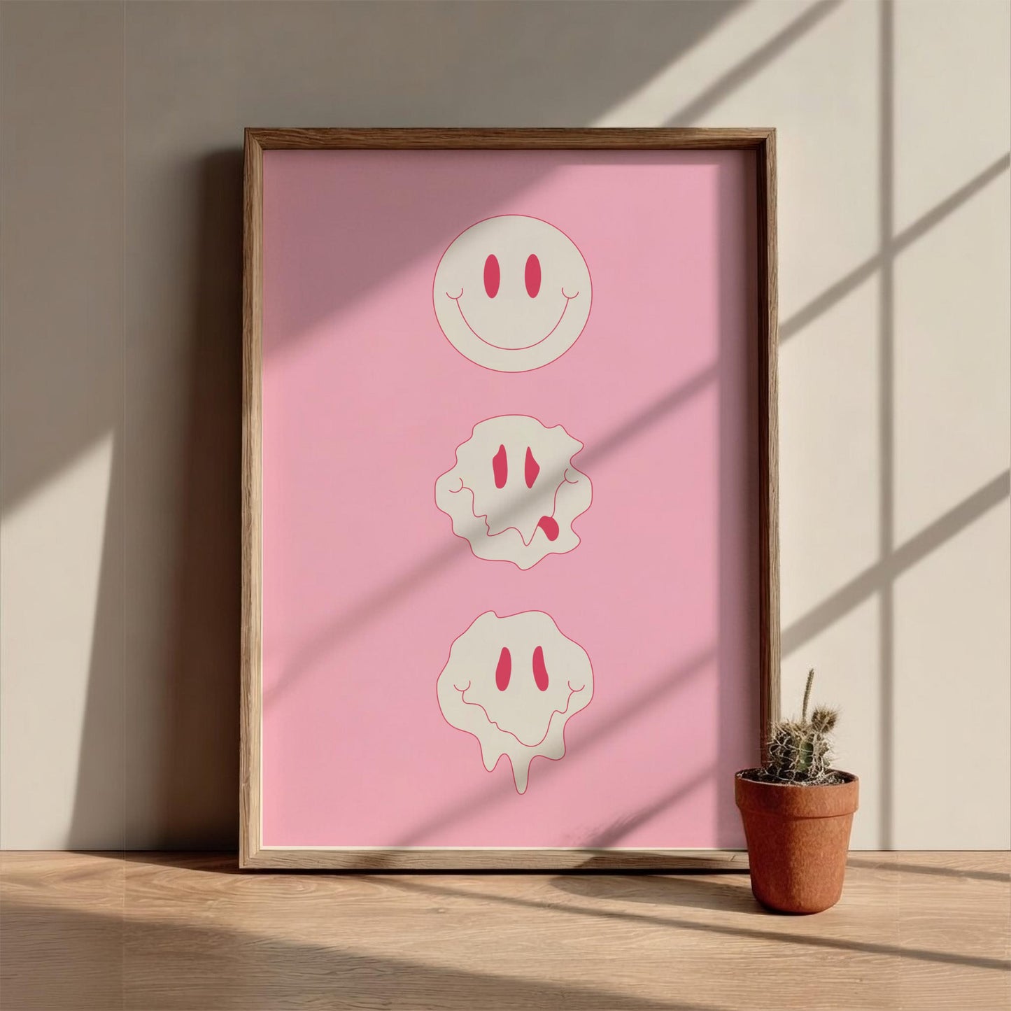 Vibrant Release Modern Art - The Happiness Meltdown Wall Print