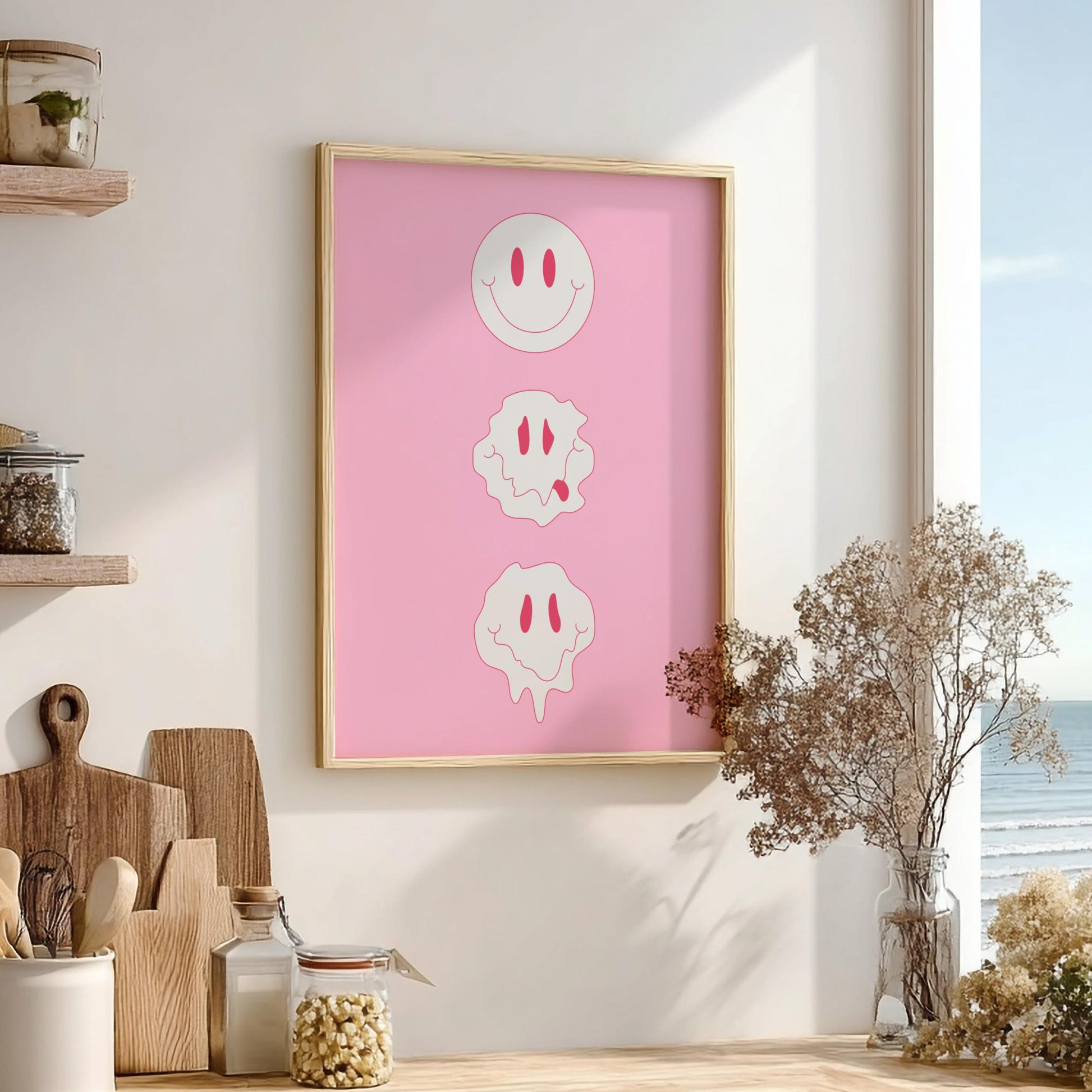 Vibrant Release Modern Art - The Happiness Meltdown Wall Print