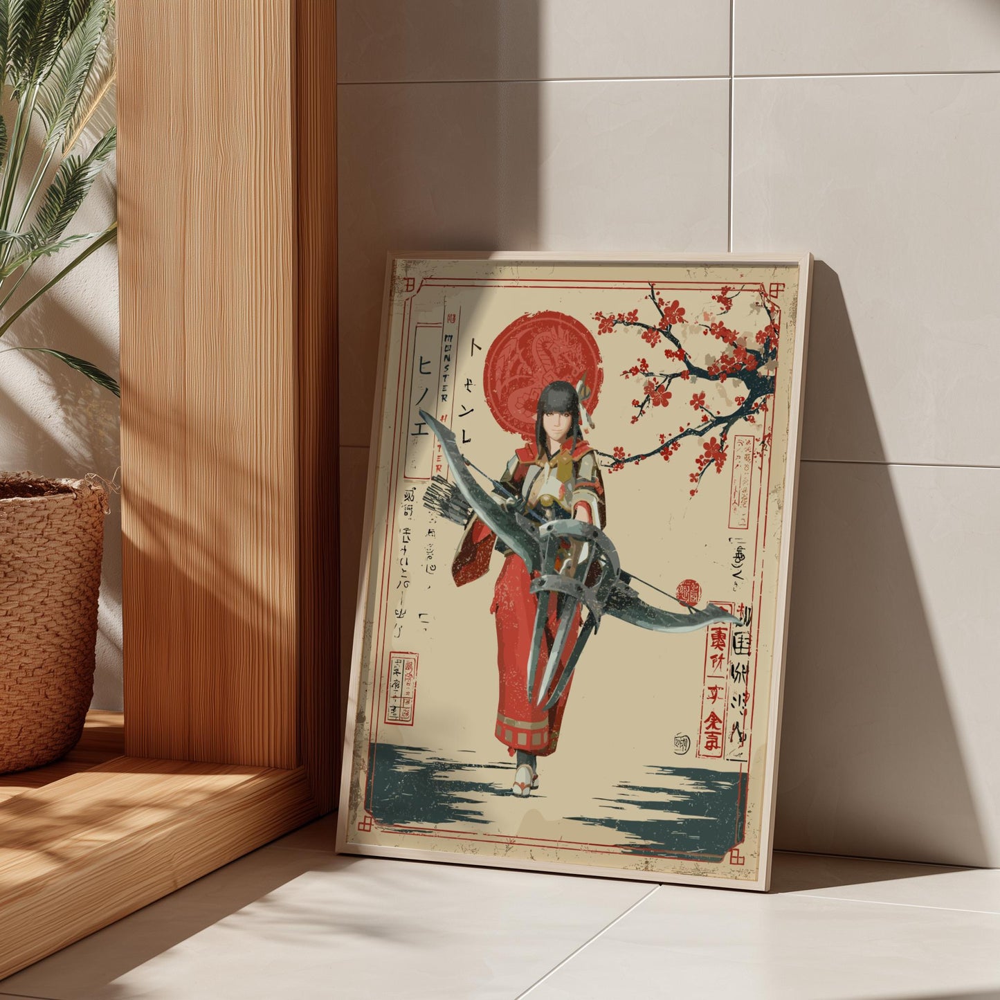 Hinoa the Quest Maiden Poster - Monster Hunter Rise Wall Art