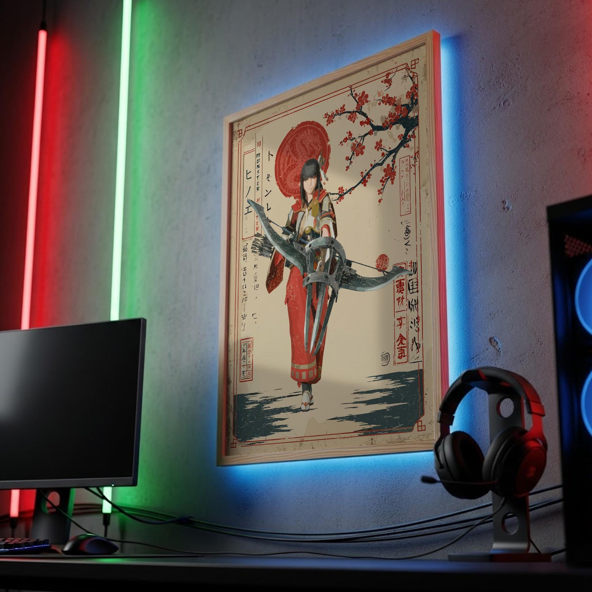 Hinoa the Quest Maiden Poster - Monster Hunter Rise Wall Art