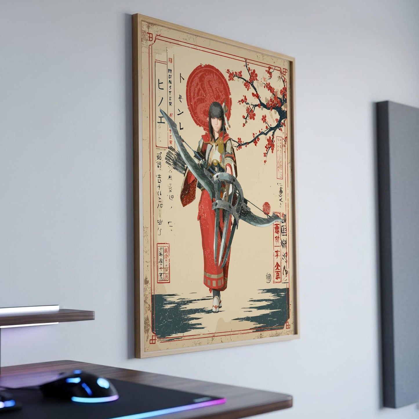 Hinoa the Quest Maiden Poster - Monster Hunter Rise Wall Art