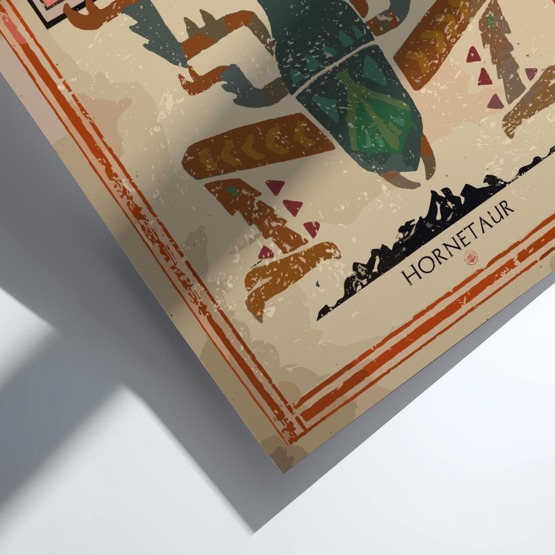 Hornetaur Poster - Monster Hunter Wall Art Print