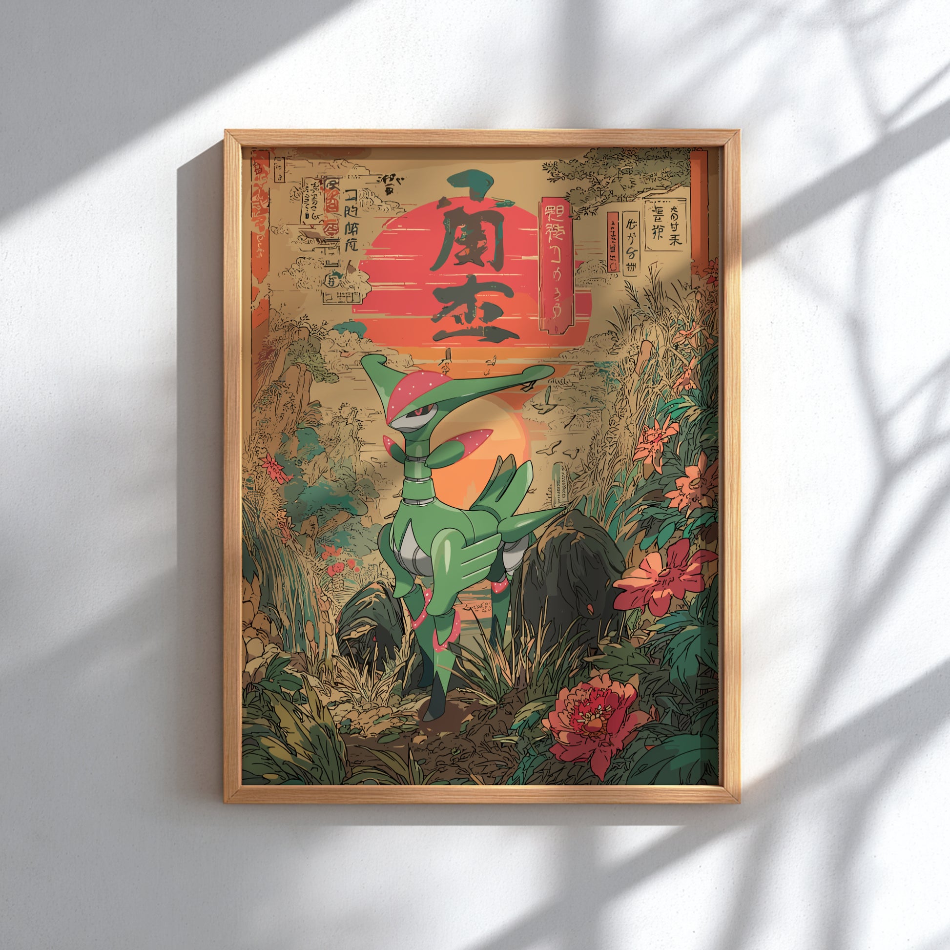 Iron Leaves Pokemon Poster