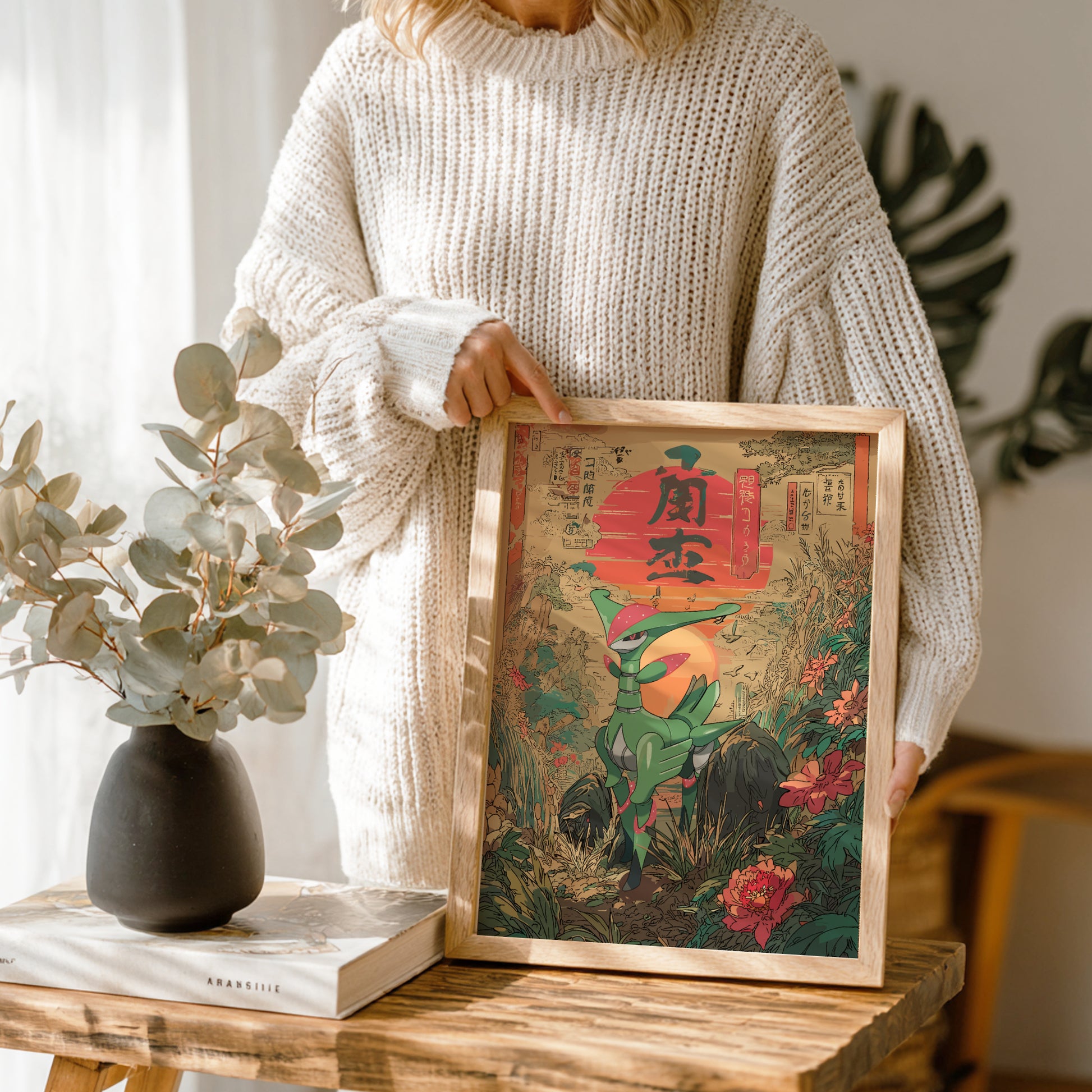 Iron Leaves Pokemon Poster