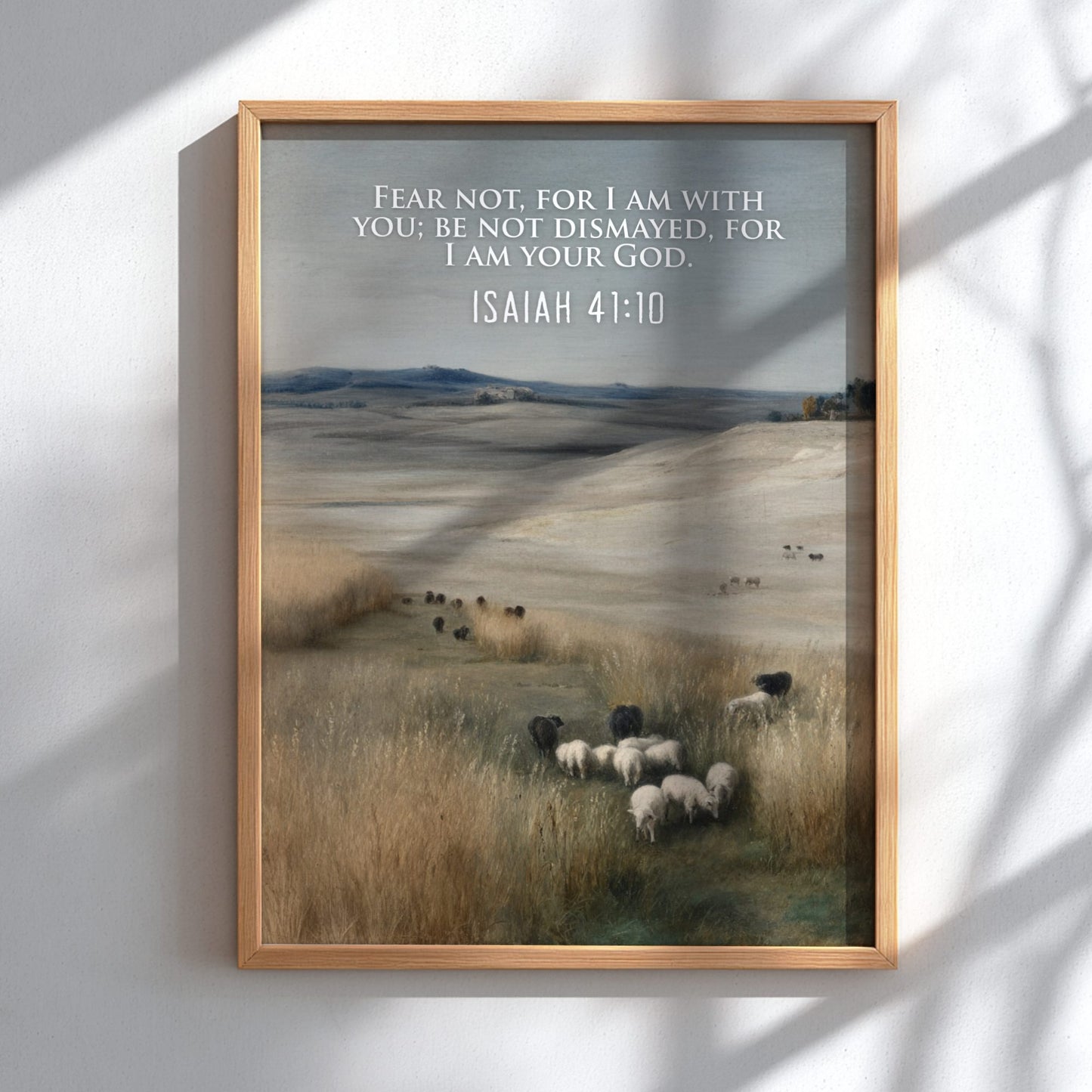Isaiah 41:10 Scripture Print - "Do Not Fear" Wall Art