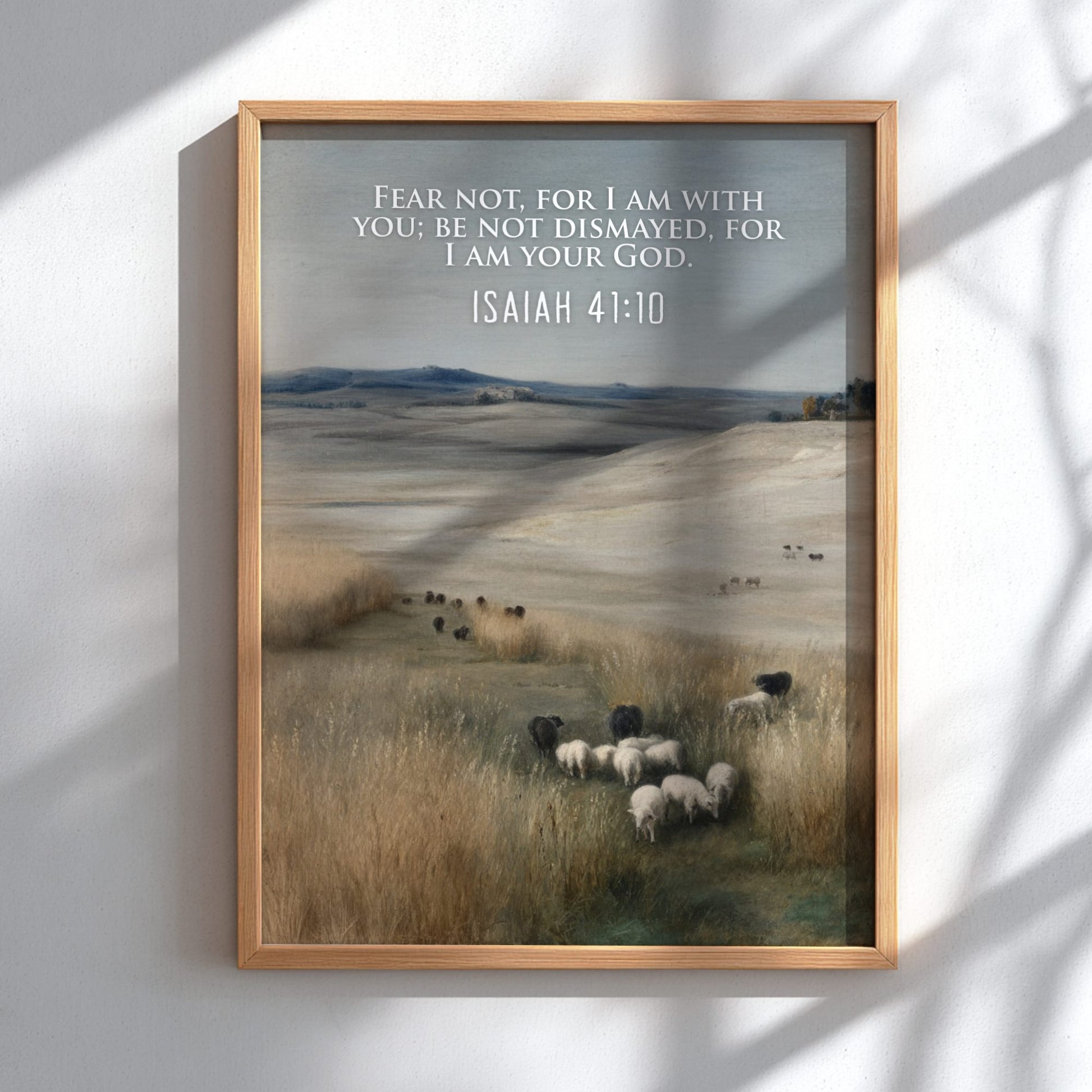 Isaiah 41:10 Scripture Print - "Do Not Fear" Wall Art