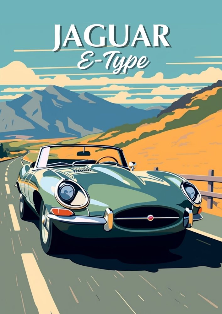 Jaguar E-Type Print