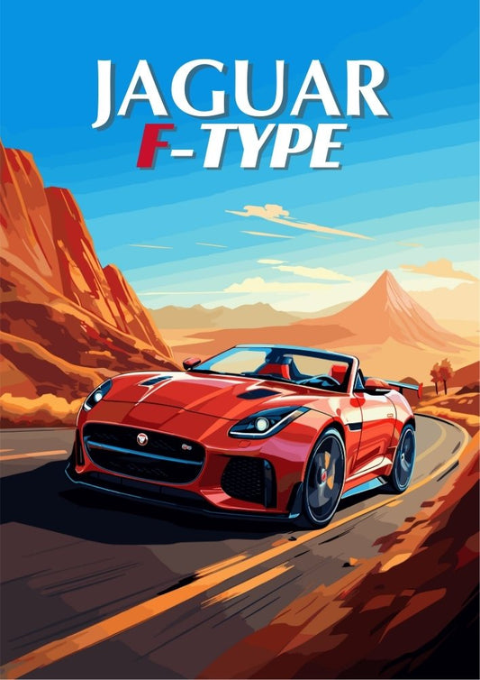 Jaguar F-Type Print