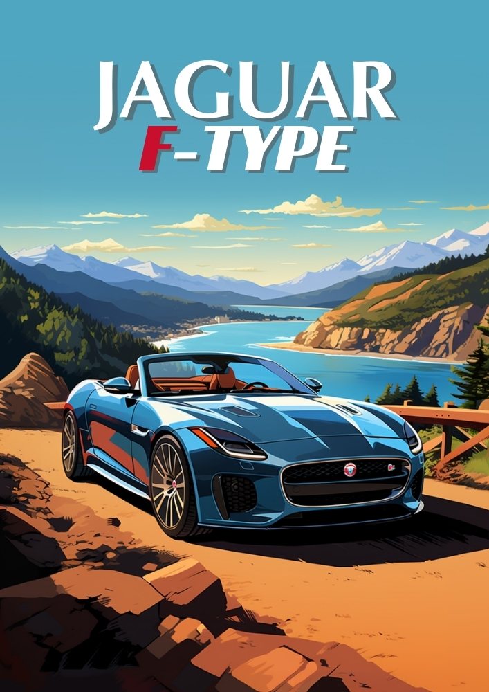 Jaguar F-Type Poster