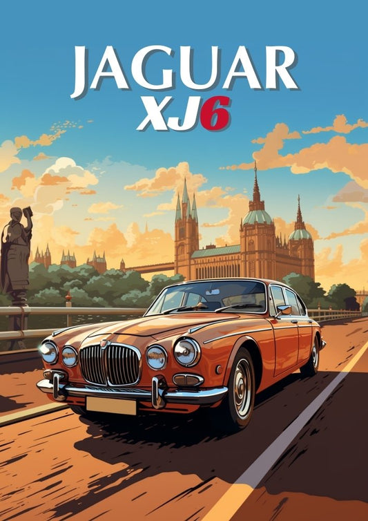 Affiche Jaguar XJ6