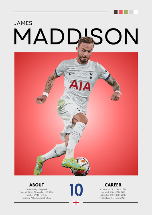 James Maddison Print