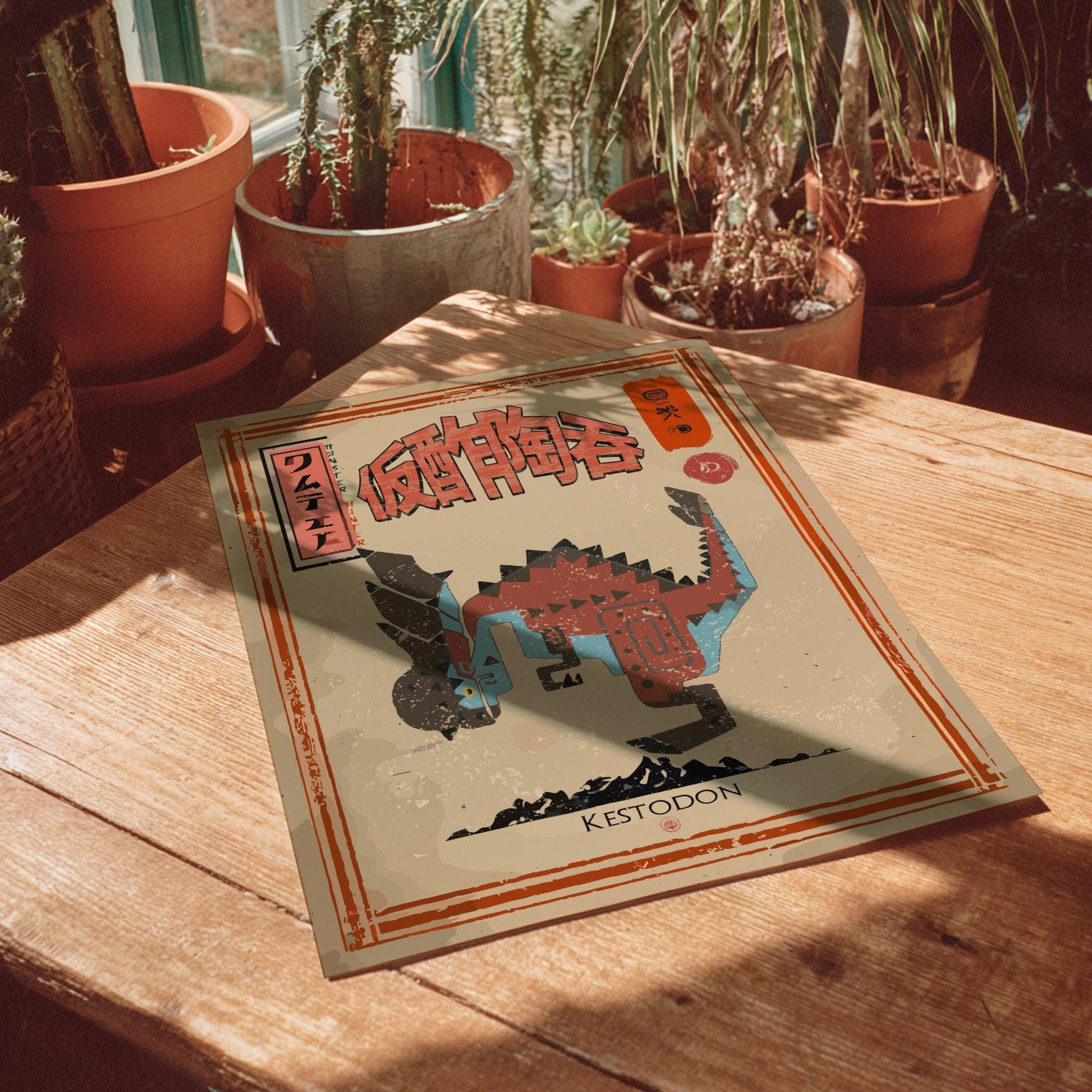 Kestodon Poster - Monster Hunter Wall Art Print