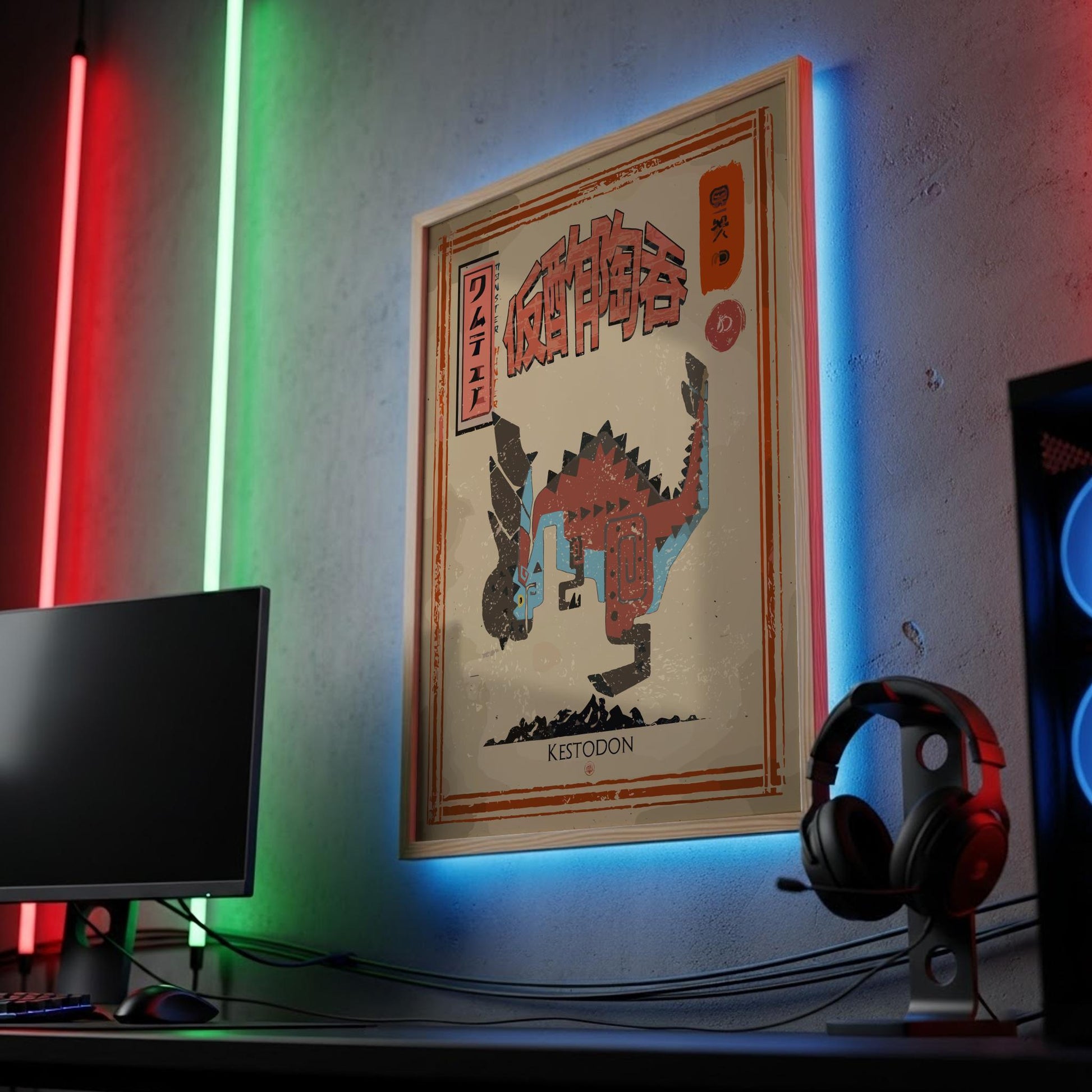 Kestodon Poster - Monster Hunter Wall Art Print