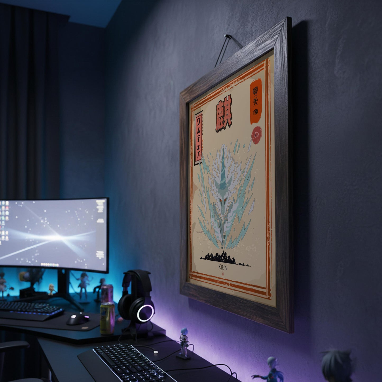 Kirin Poster - Monster Hunter Wall Art Print