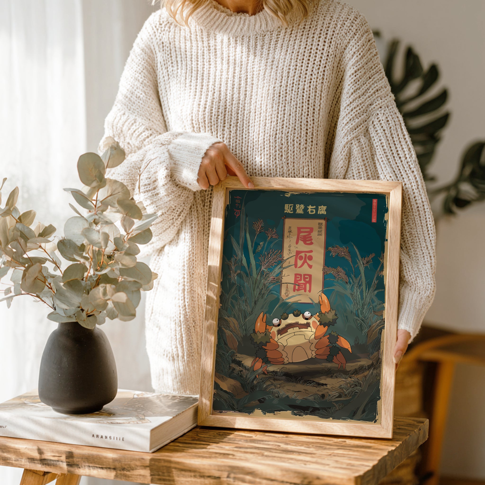 Klawf Pokemon Print – Japanese Style Pokemon Wall Art – Brighton