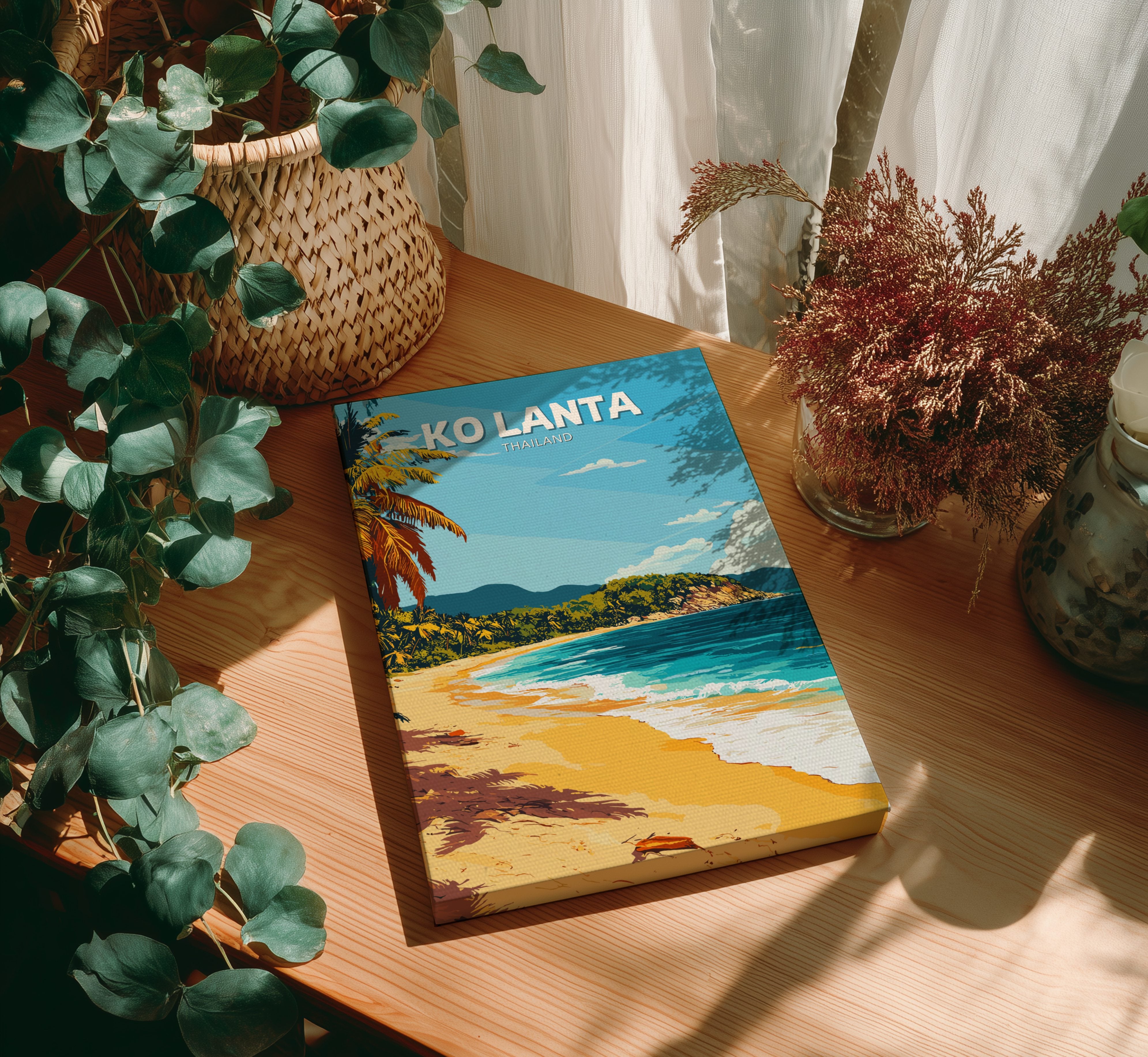 Asian KOH LANTA POSTER - THAILAND WALL ART