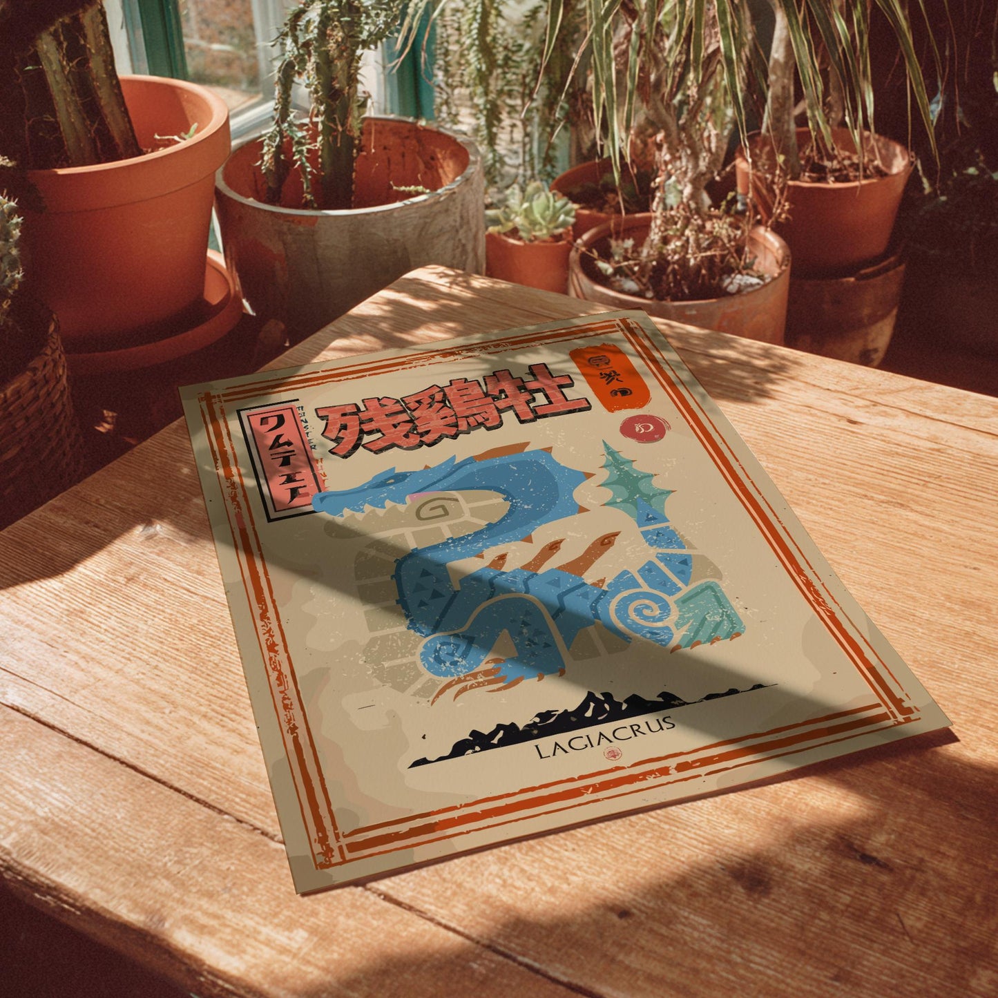 Lagiacrus Poster - Monster Hunter Wall Art Print