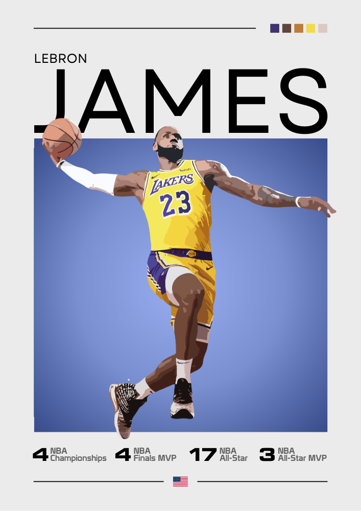 Affiche de LeBron James