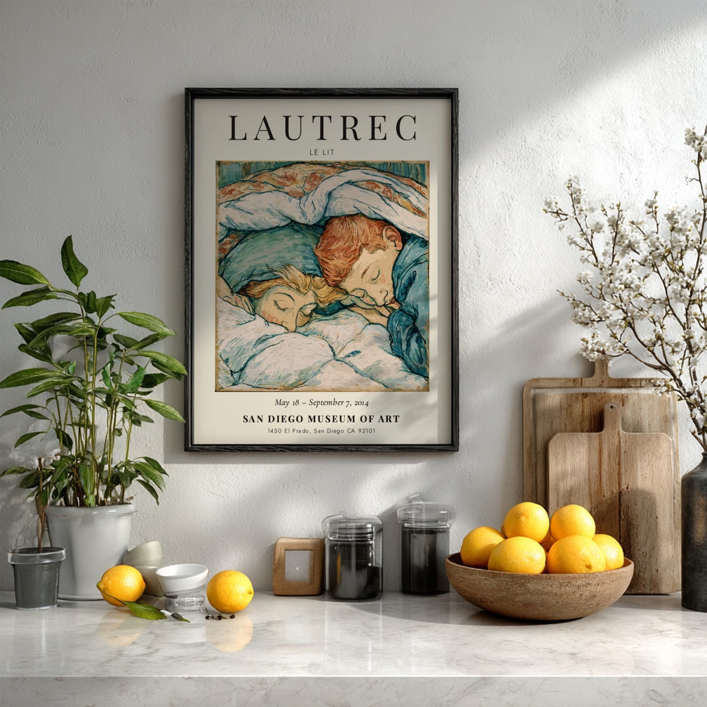 Le Lit Toulouse-Lautrec Poster - Vintage Art Print