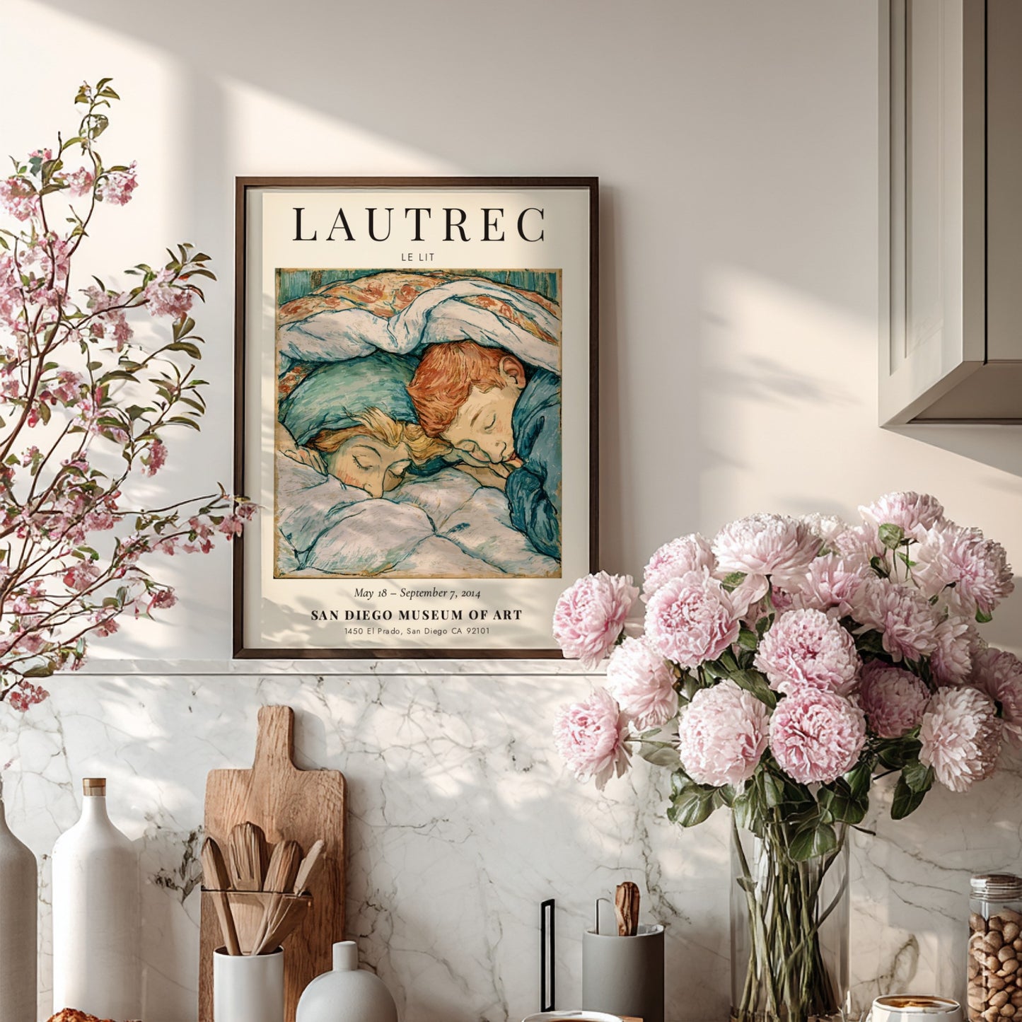Le Lit Toulouse-Lautrec Poster - Vintage Art Print