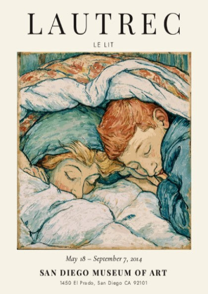 Le Lit Toulouse-Lautrec Poster - Vintage Art Print