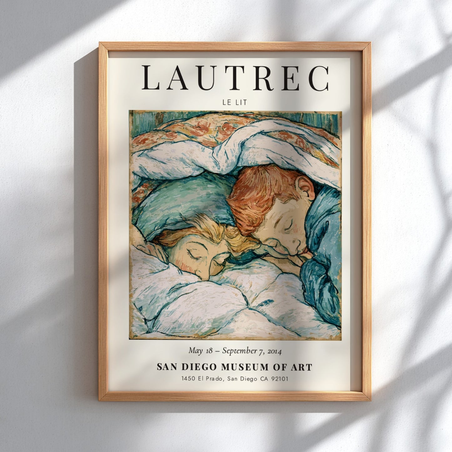 Le Lit Toulouse-Lautrec Poster - Vintage Art Print
