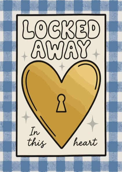 Locked Away - Minimalist Solitude & Do Not Disturb Wall Art