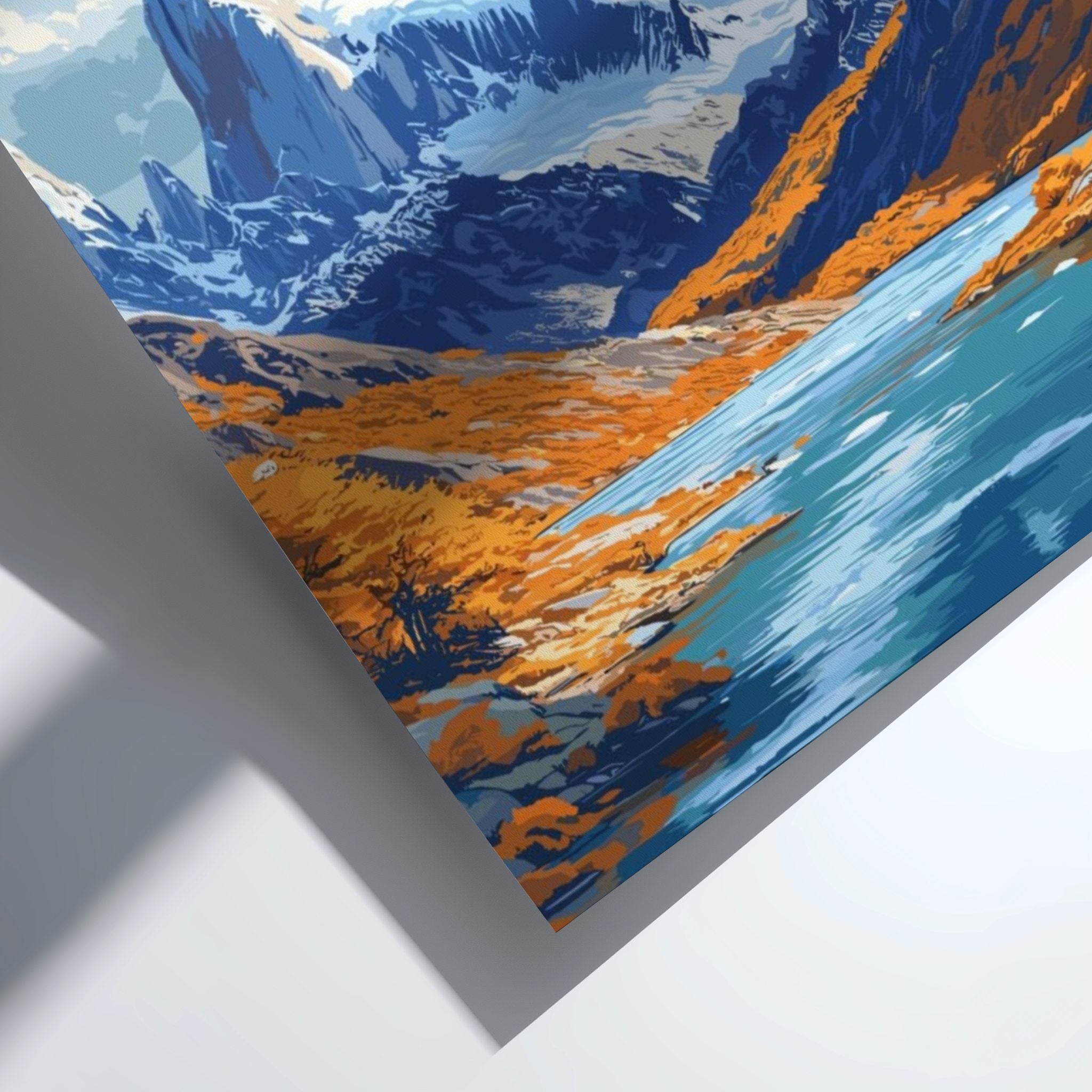 South America LOS GLACIARES POSTER - ARGENTINA NATIONAL PARK ARTWORK