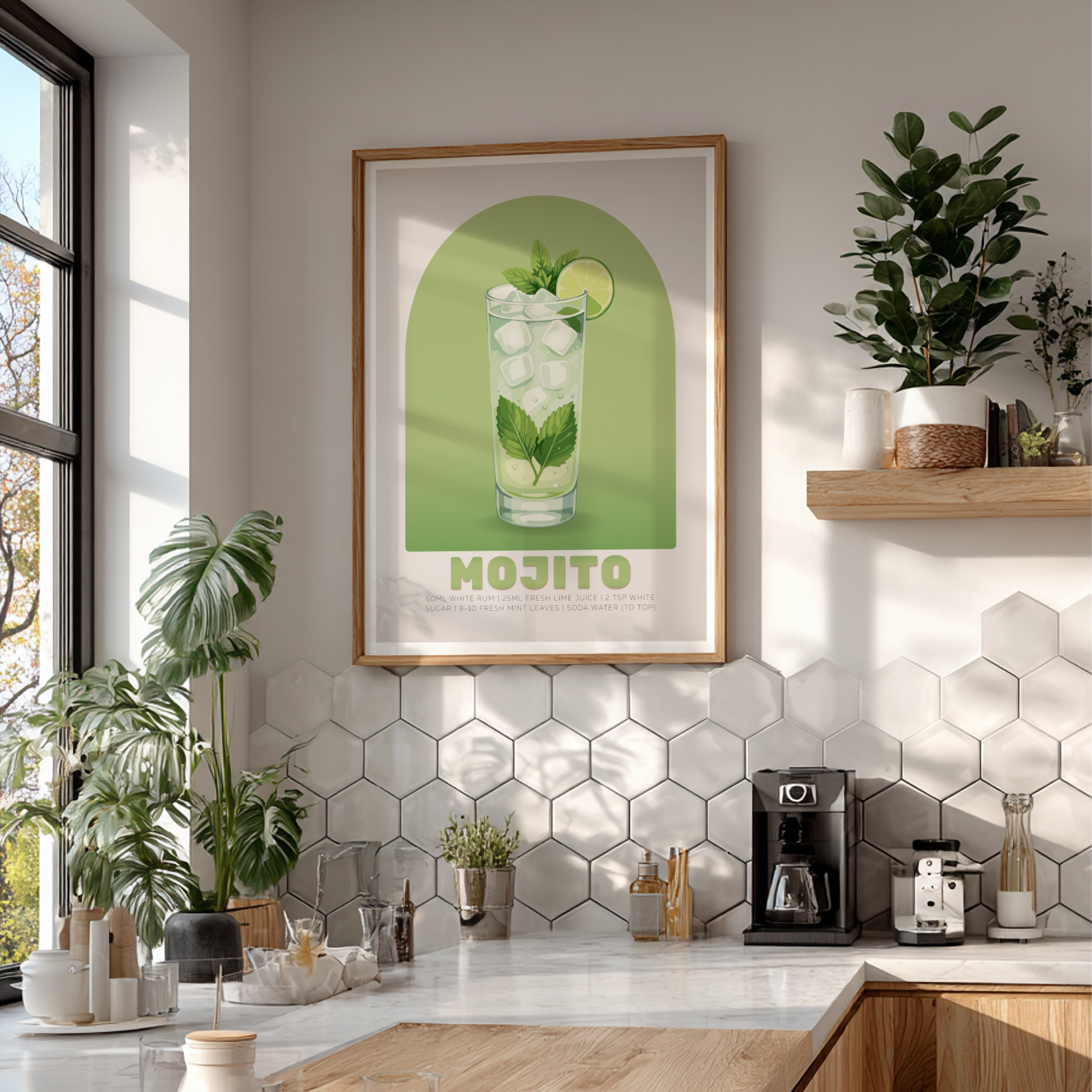 Mojito Cocktail Poster - Drinks Wall Art