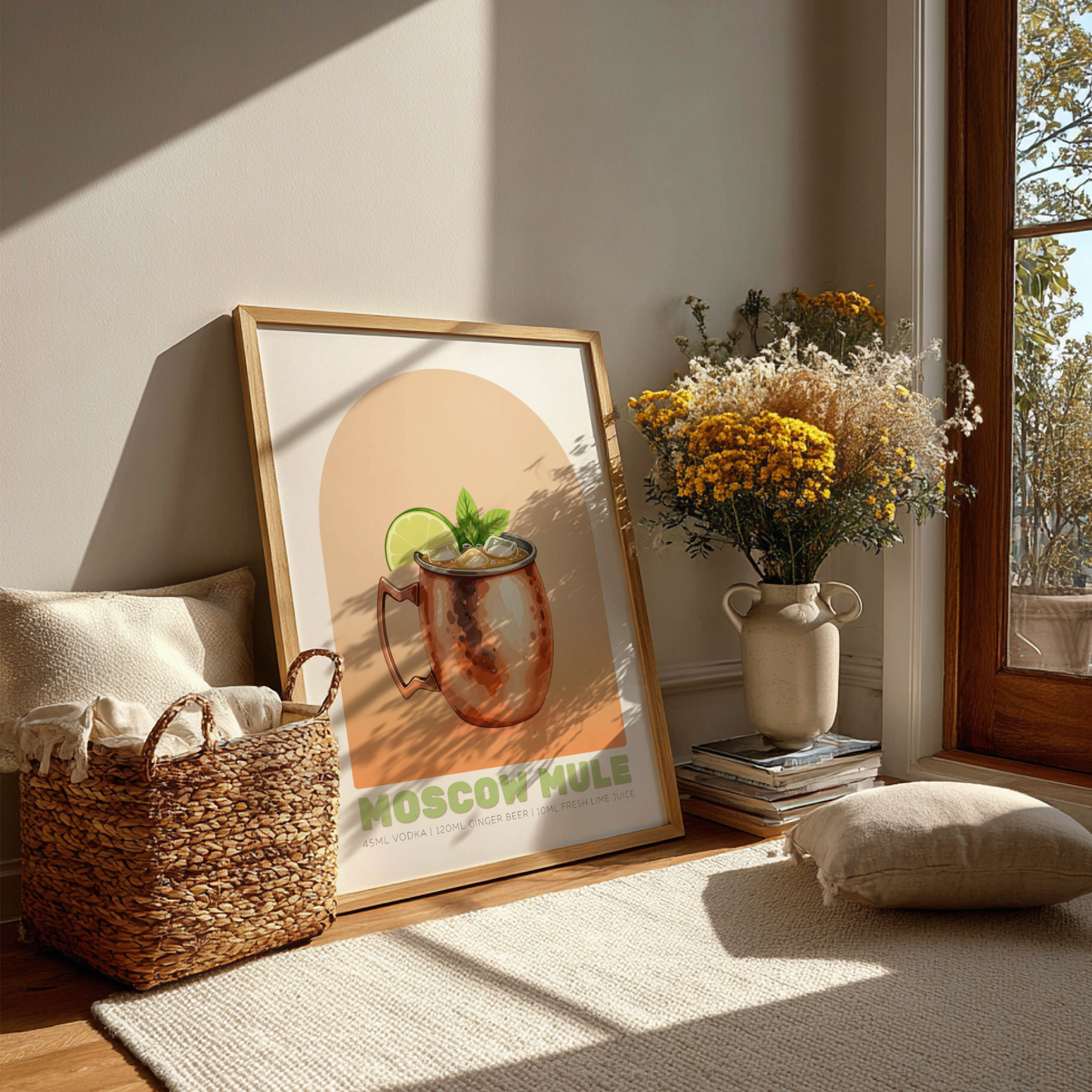Moscow Mule Cocktail Poster - Drinks Wall Art