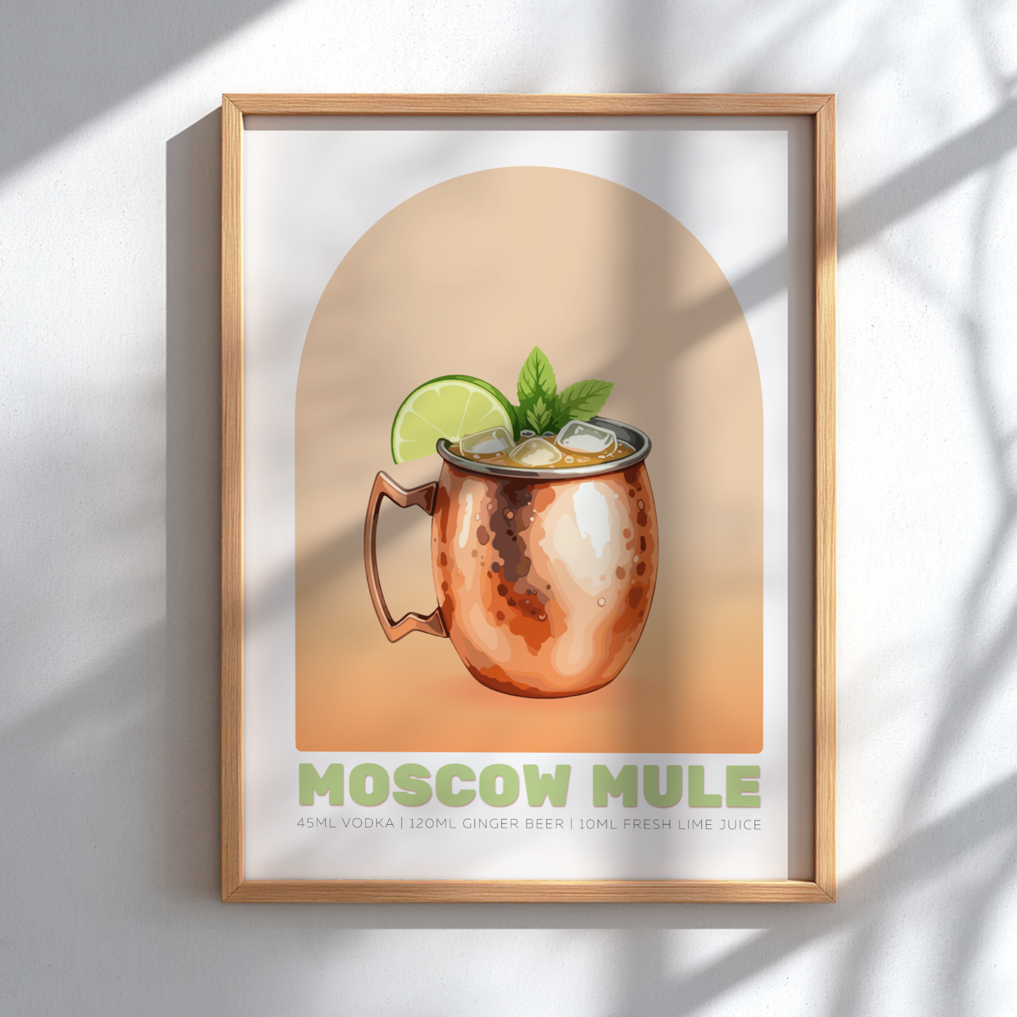 Moscow Mule Cocktail Poster - Drinks Wall Art