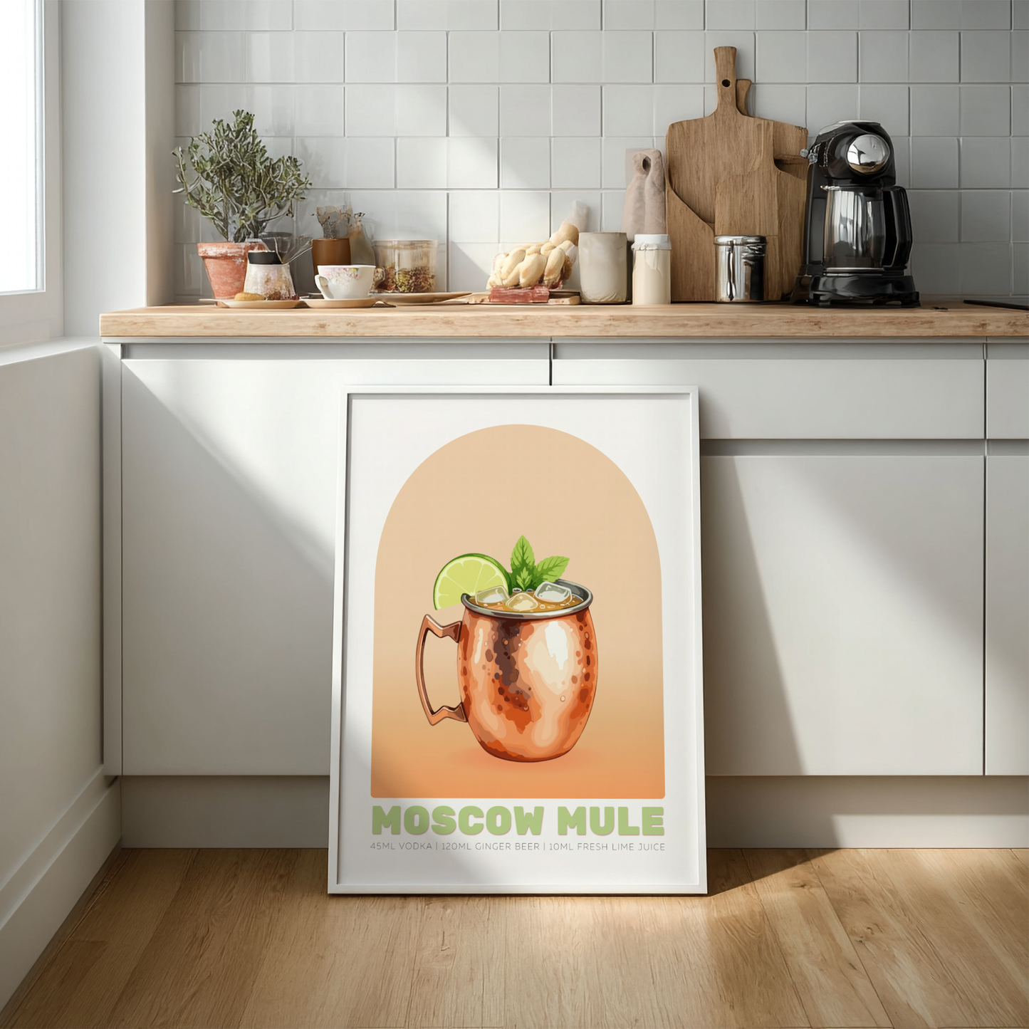 Moscow Mule Cocktail Poster - Drinks Wall Art