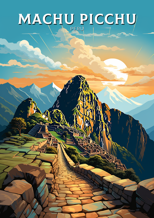 Affiche du Machu Picchu