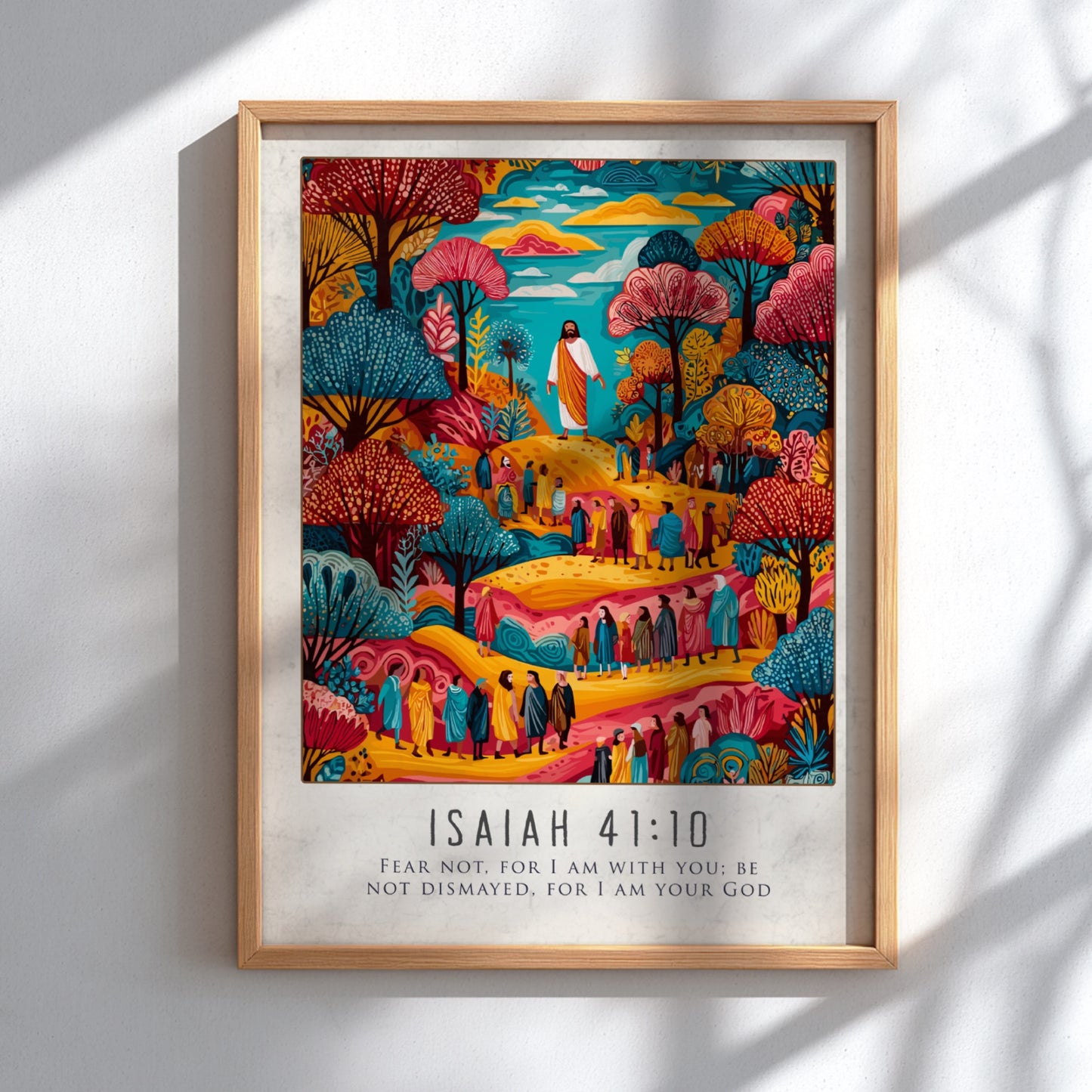 Isaiah 41:10: The Presence – Modern Minimalist Scripture Art