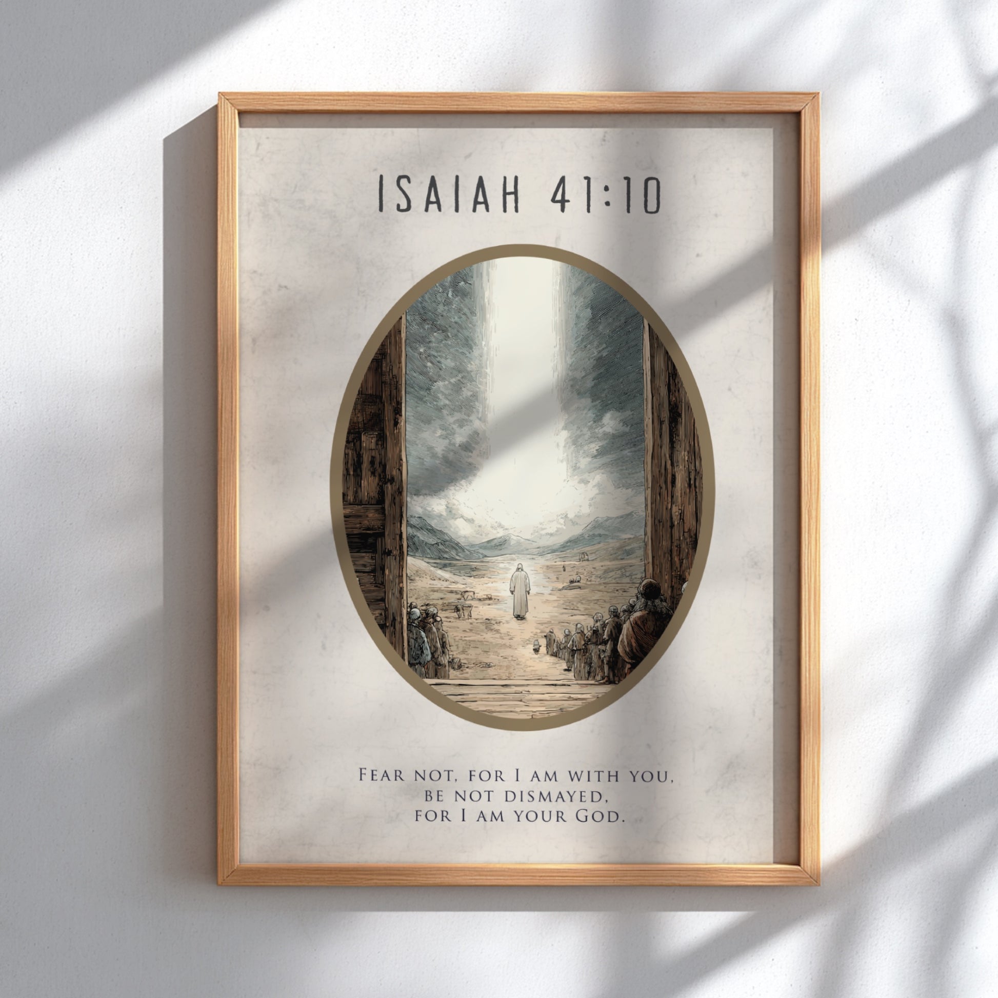 Isaiah 41:10: The Uphold – Modern Minimalist Scripture Wall Art