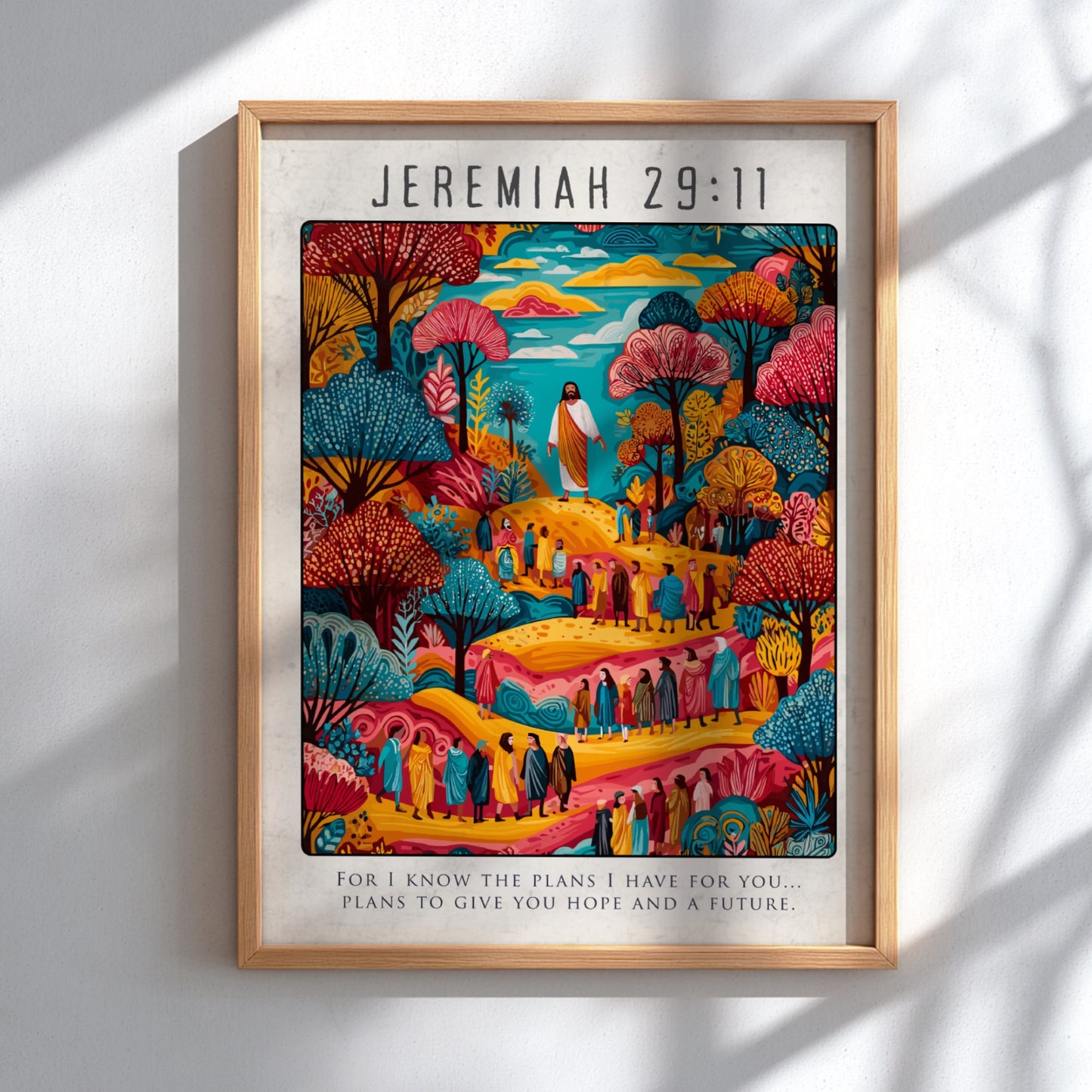 Jeremiah 29:11: The Blueprint – Modern Minimalist Scripture Art