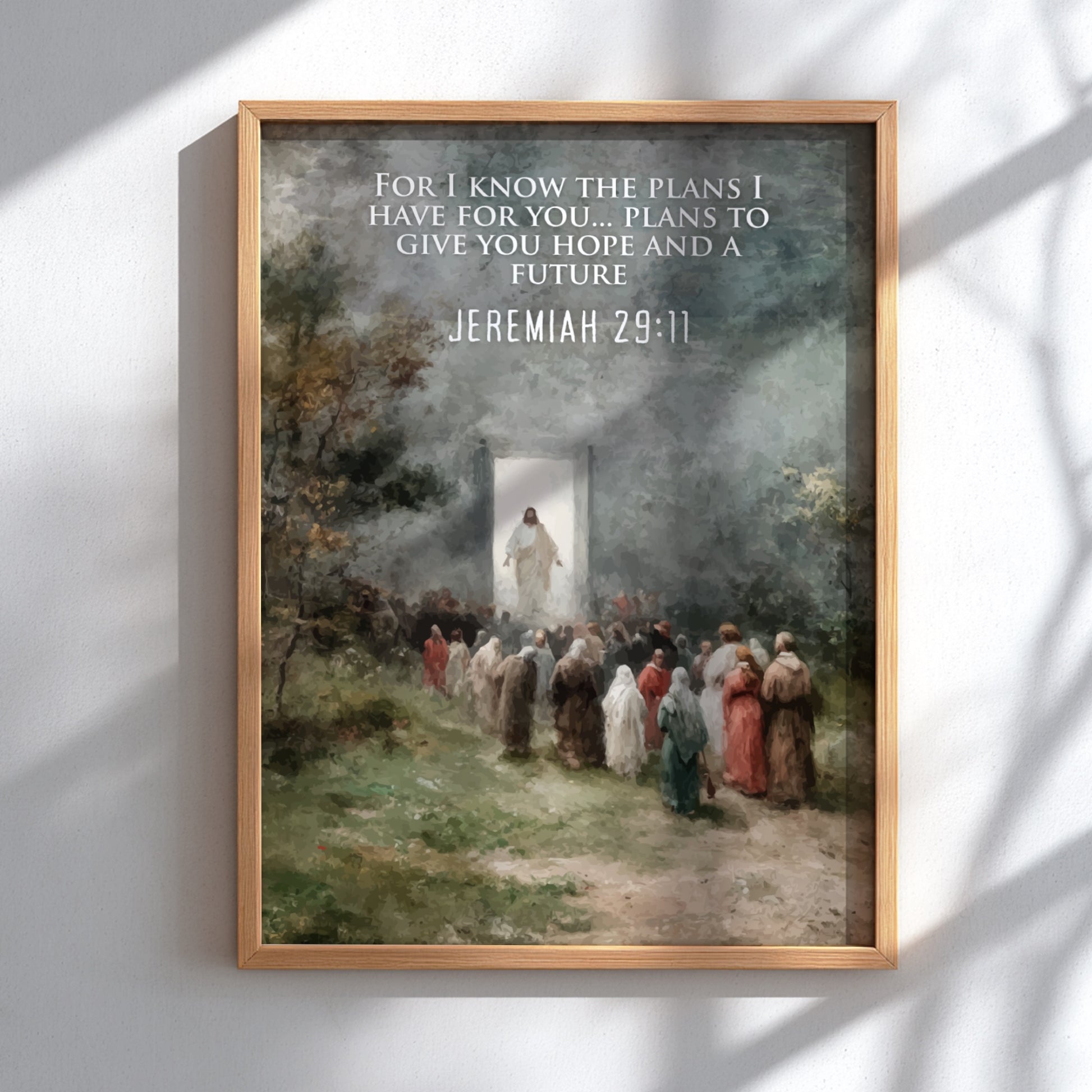 Jeremiah 29:11: The Intent – Modern Minimalist Scripture Art