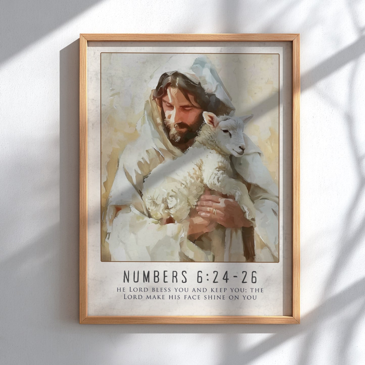 Numbers 6:24-26: The Benediction – Modern Minimalist Scripture Art