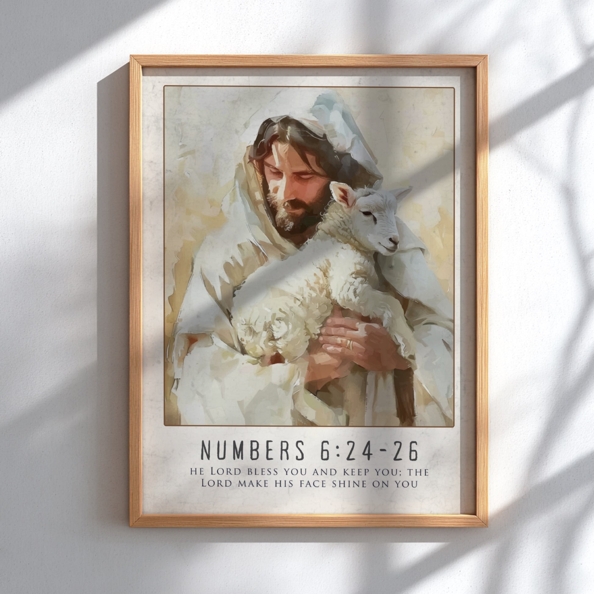 Numbers 6:24-26: The Benediction – Modern Minimalist Scripture Art