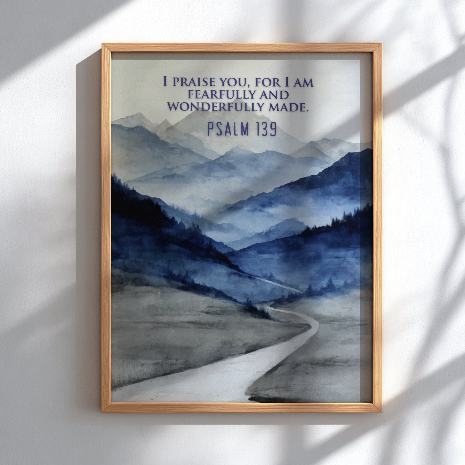 Psalm 139: The Infinite – Modern Minimalist Scripture Wall Art