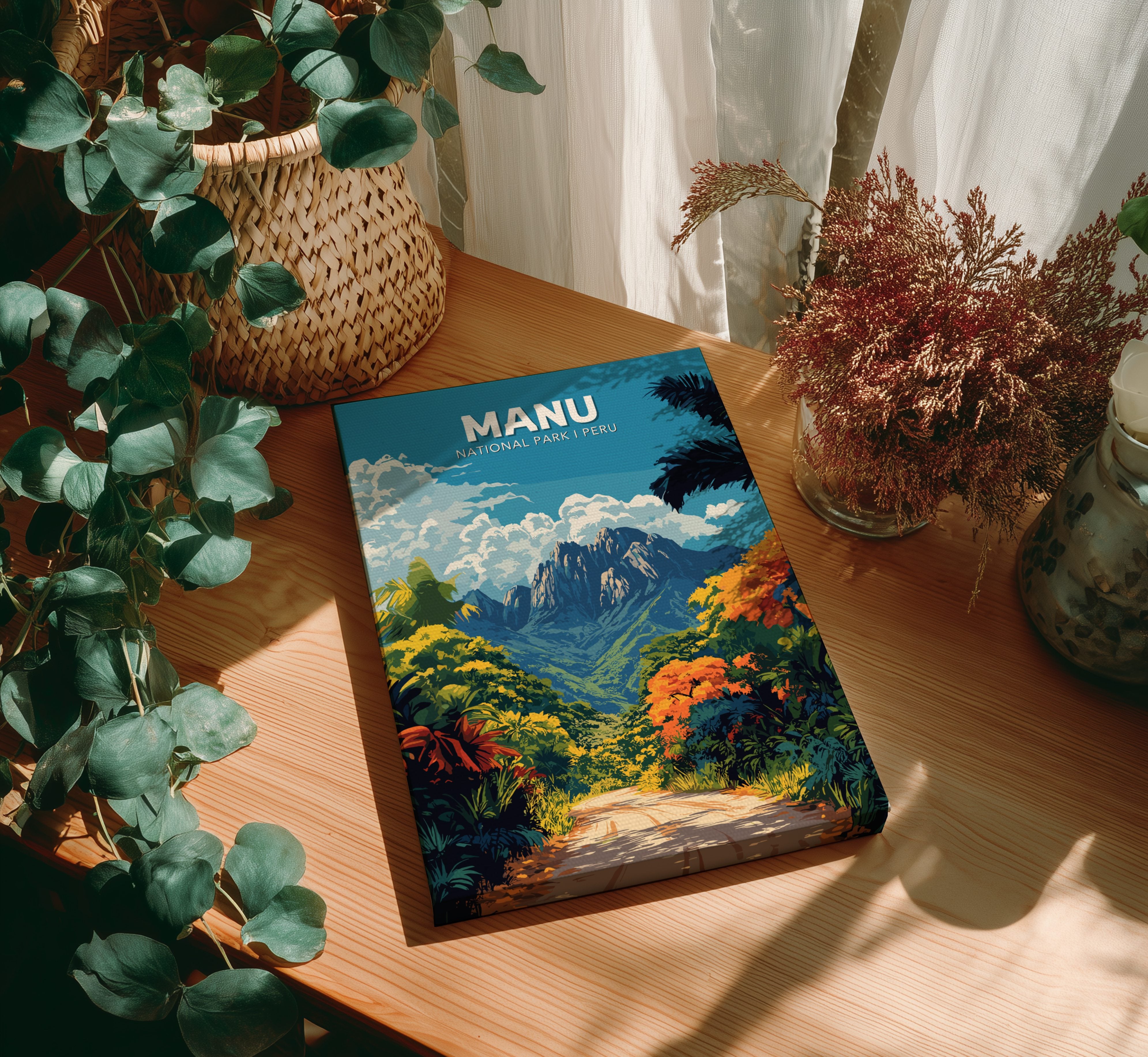 South America MANU POSTER - PERU NATIONAL PARK ARTWORK