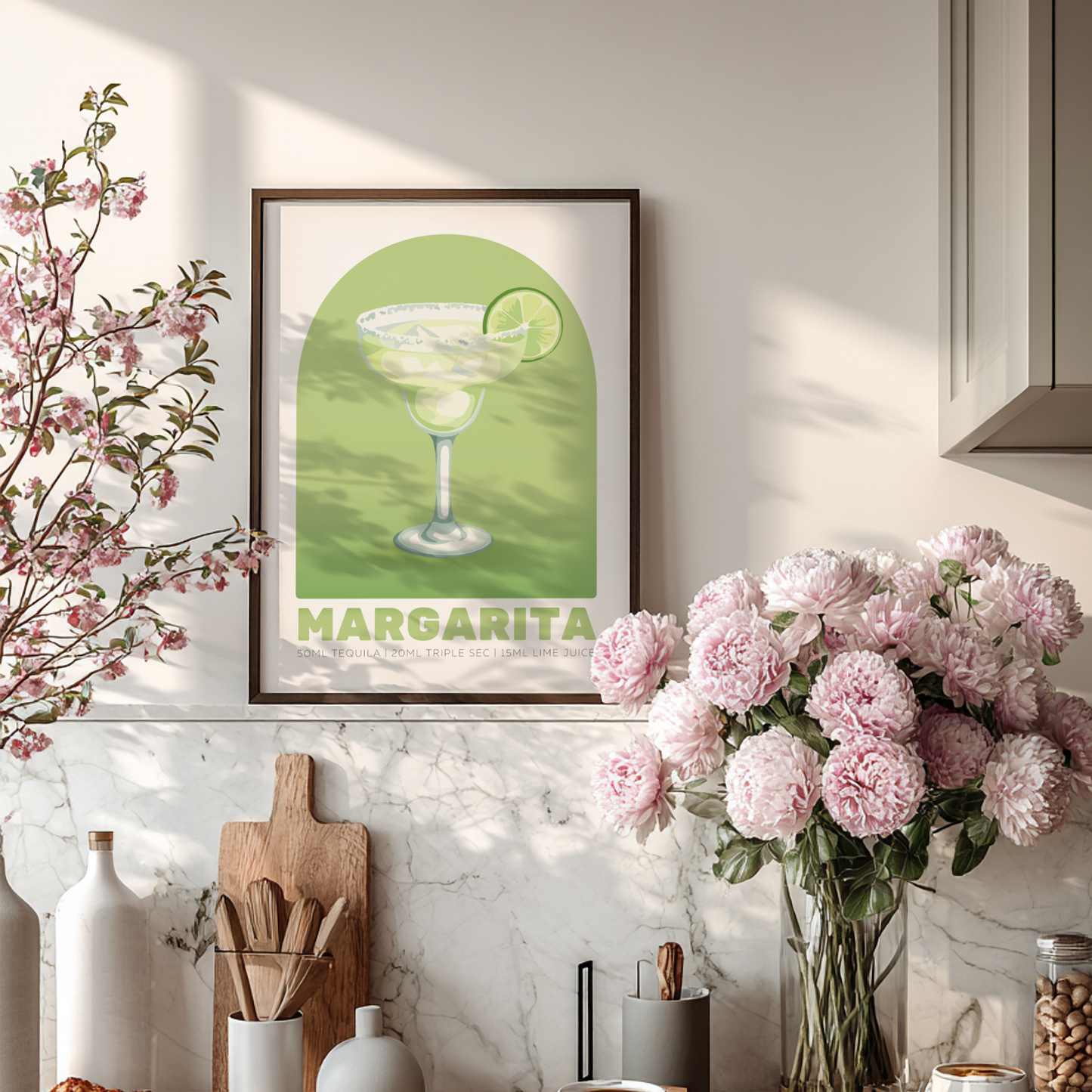 Margarita Cocktail Poster - Drinks Wall Art
