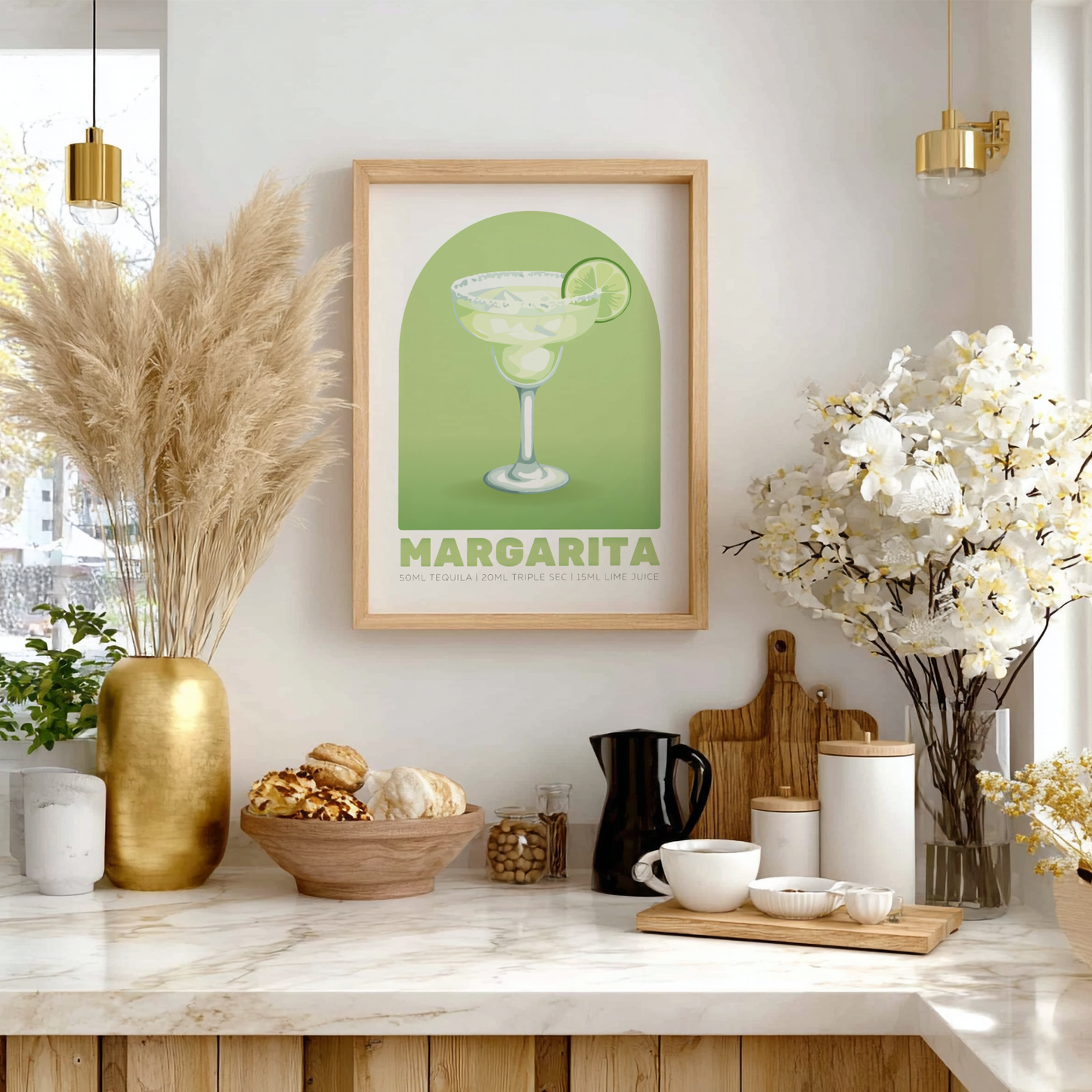 Margarita Cocktail Poster - Drinks Wall Art