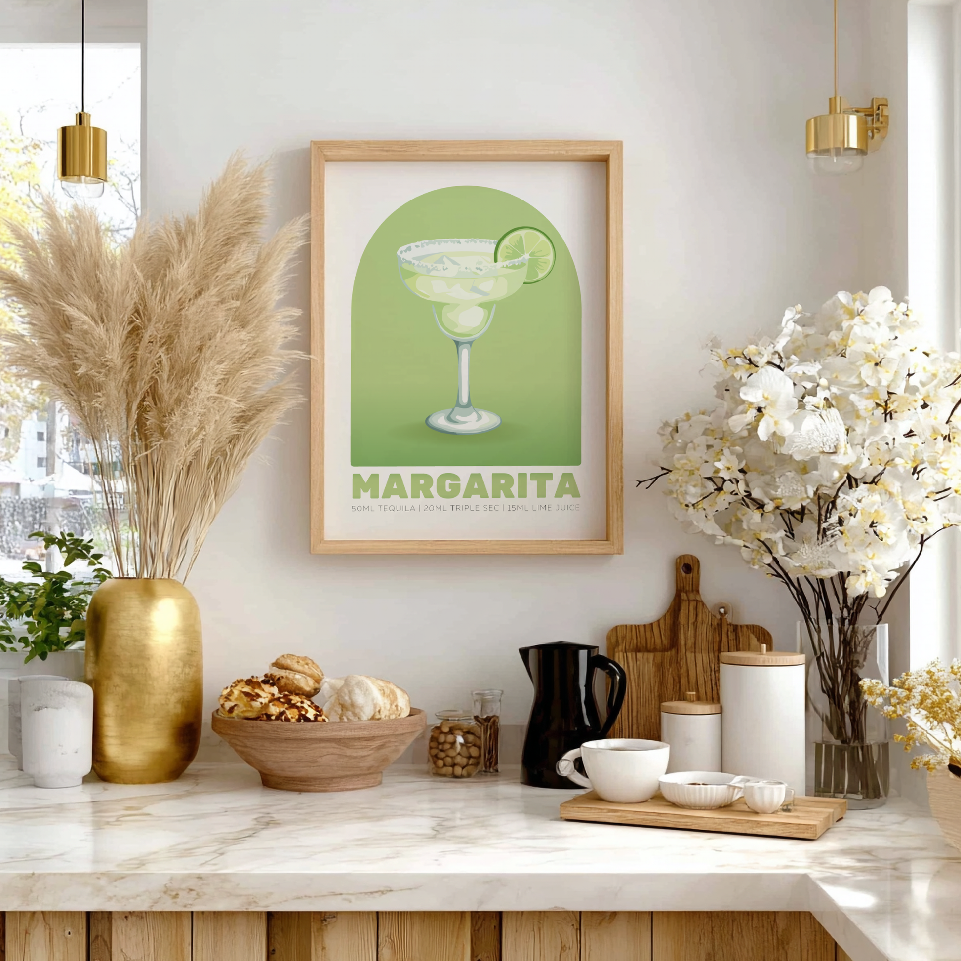 Margarita Cocktail Poster - Drinks Wall Art