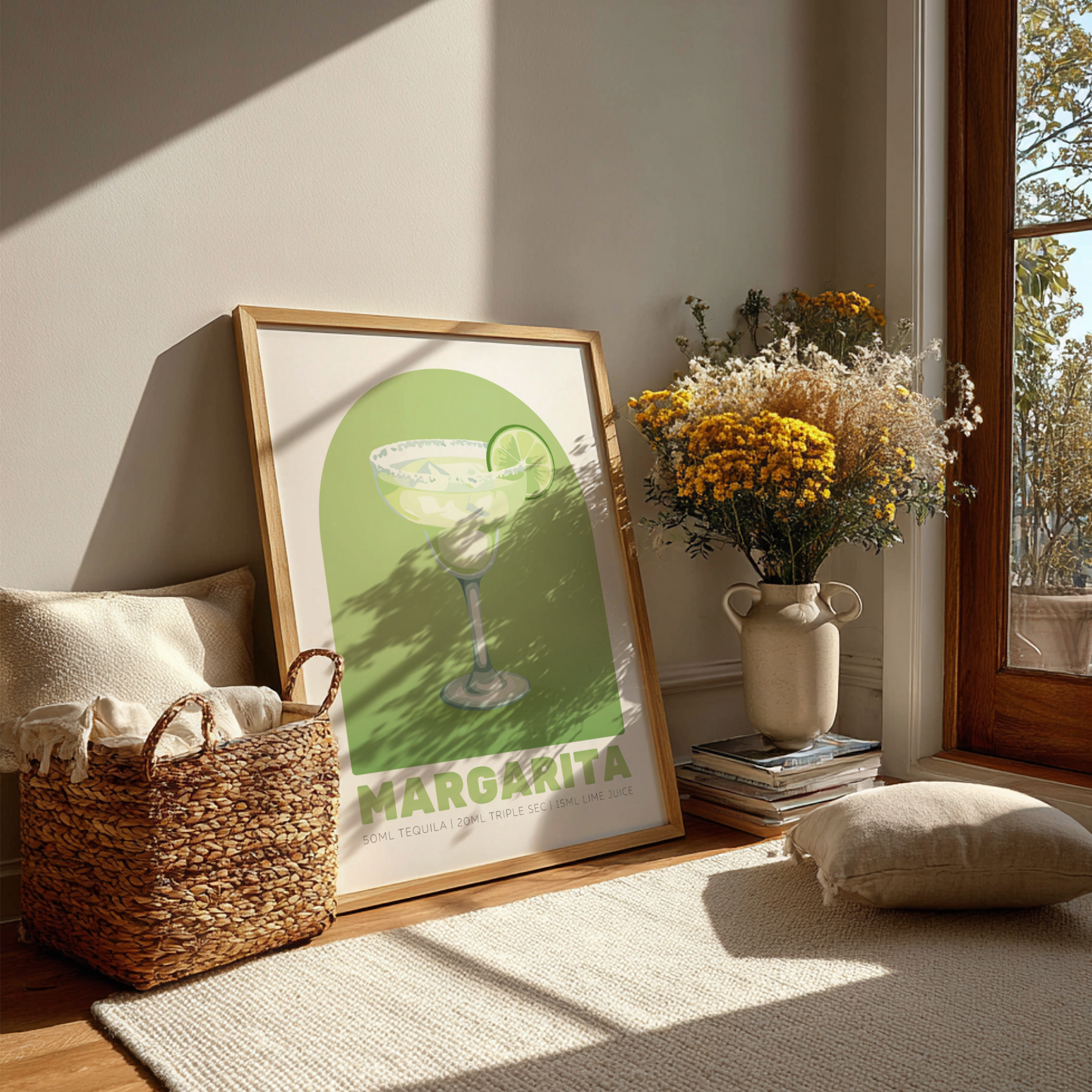 Margarita Cocktail Poster - Drinks Wall Art