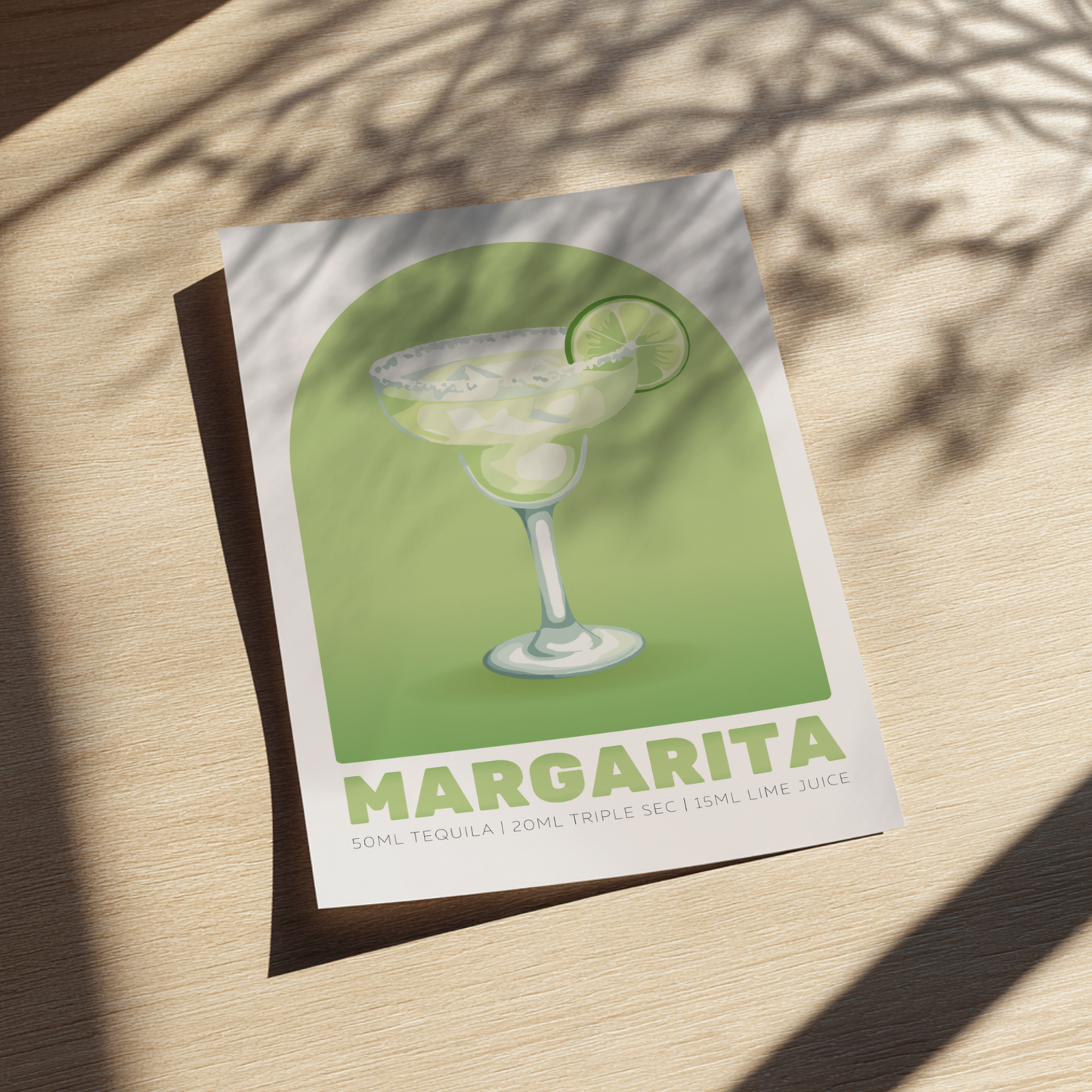 Margarita Cocktail Poster - Drinks Wall Art
